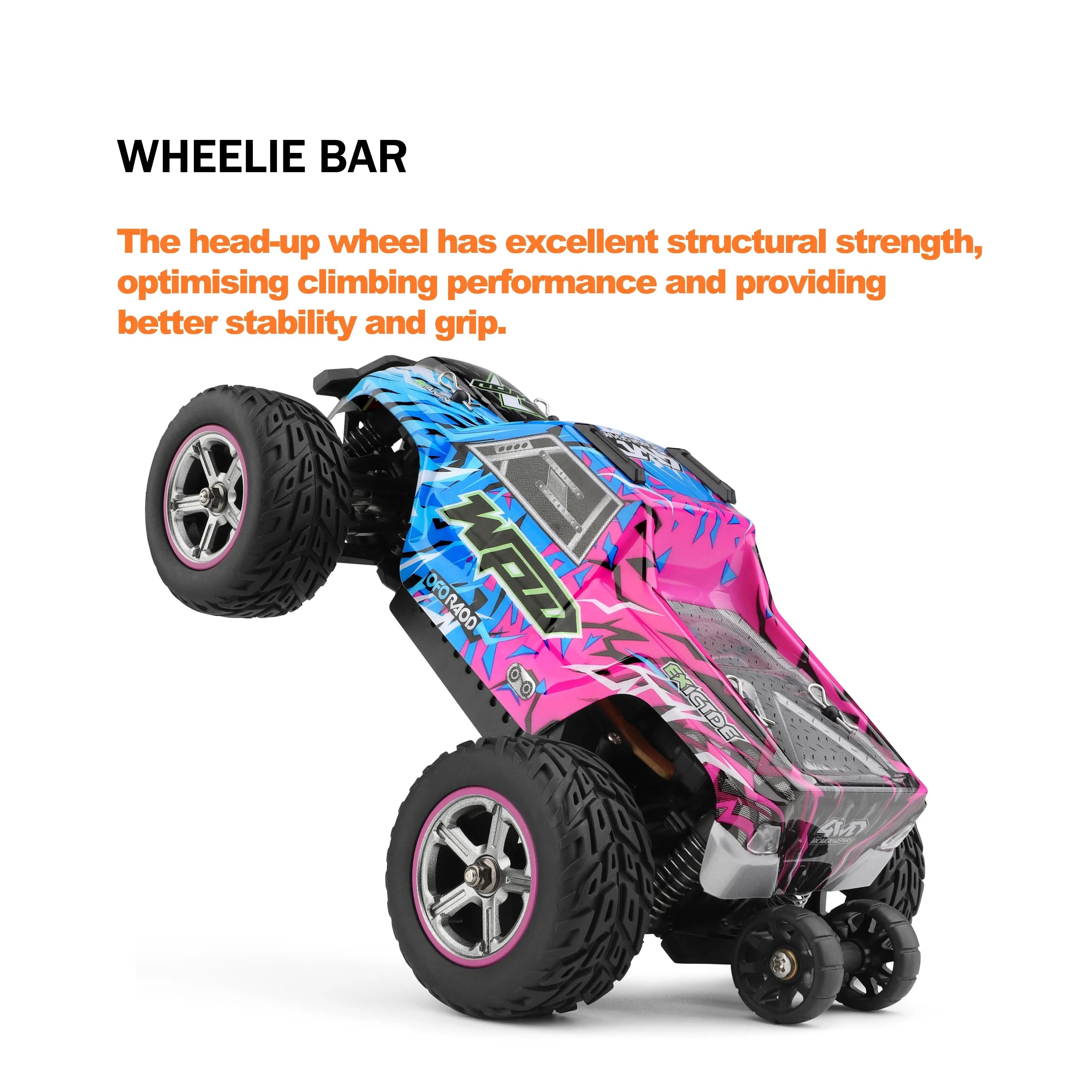 All Terrain Cheap RC Cars with LED Light, 1:20 4WD Off-Road Vehicle PLAYPULSE