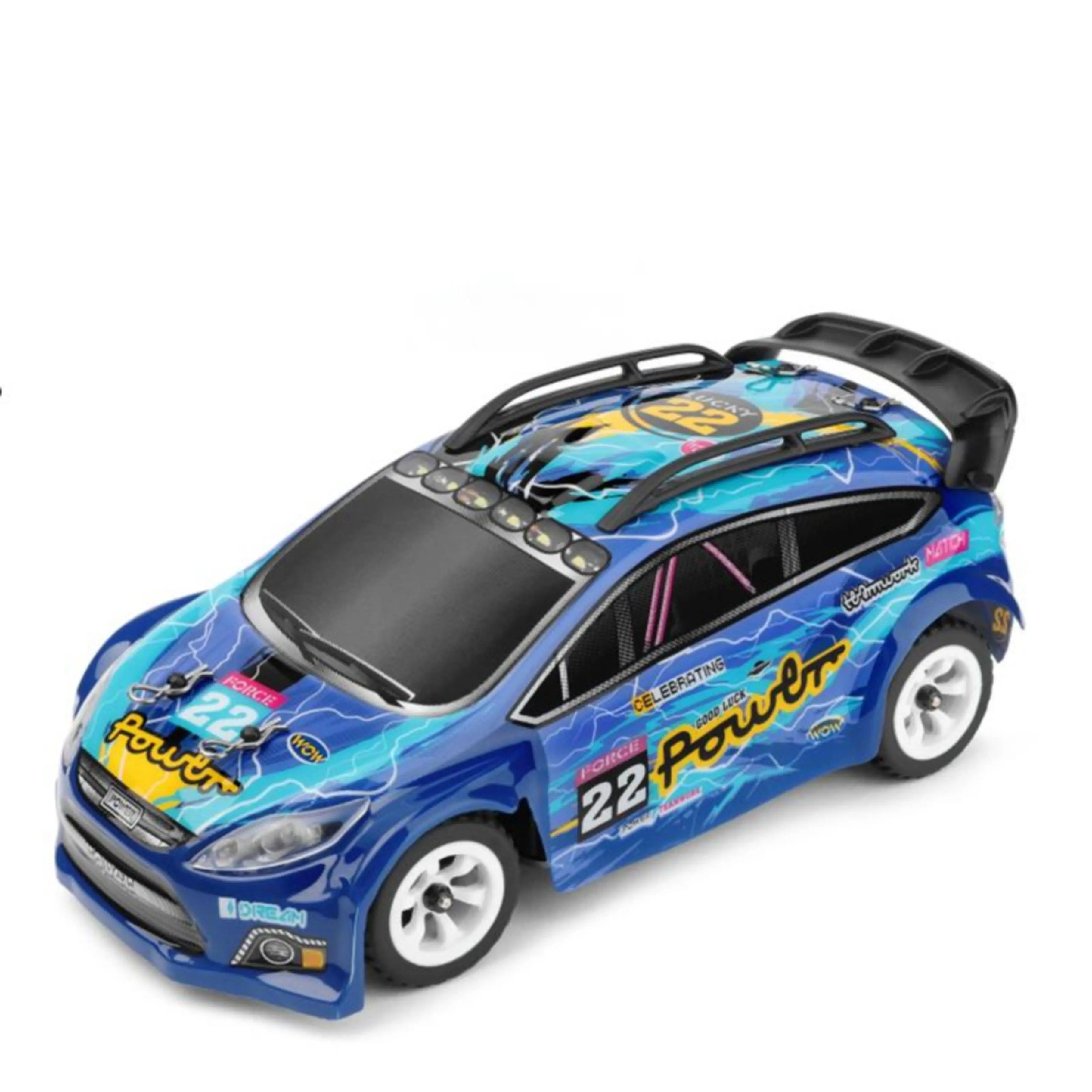 High-Speed 1:28 Scale 4WD RC Drift Car with LED Lights, Cheap RC Cars for Kids & Teens PLAYPULSE RC