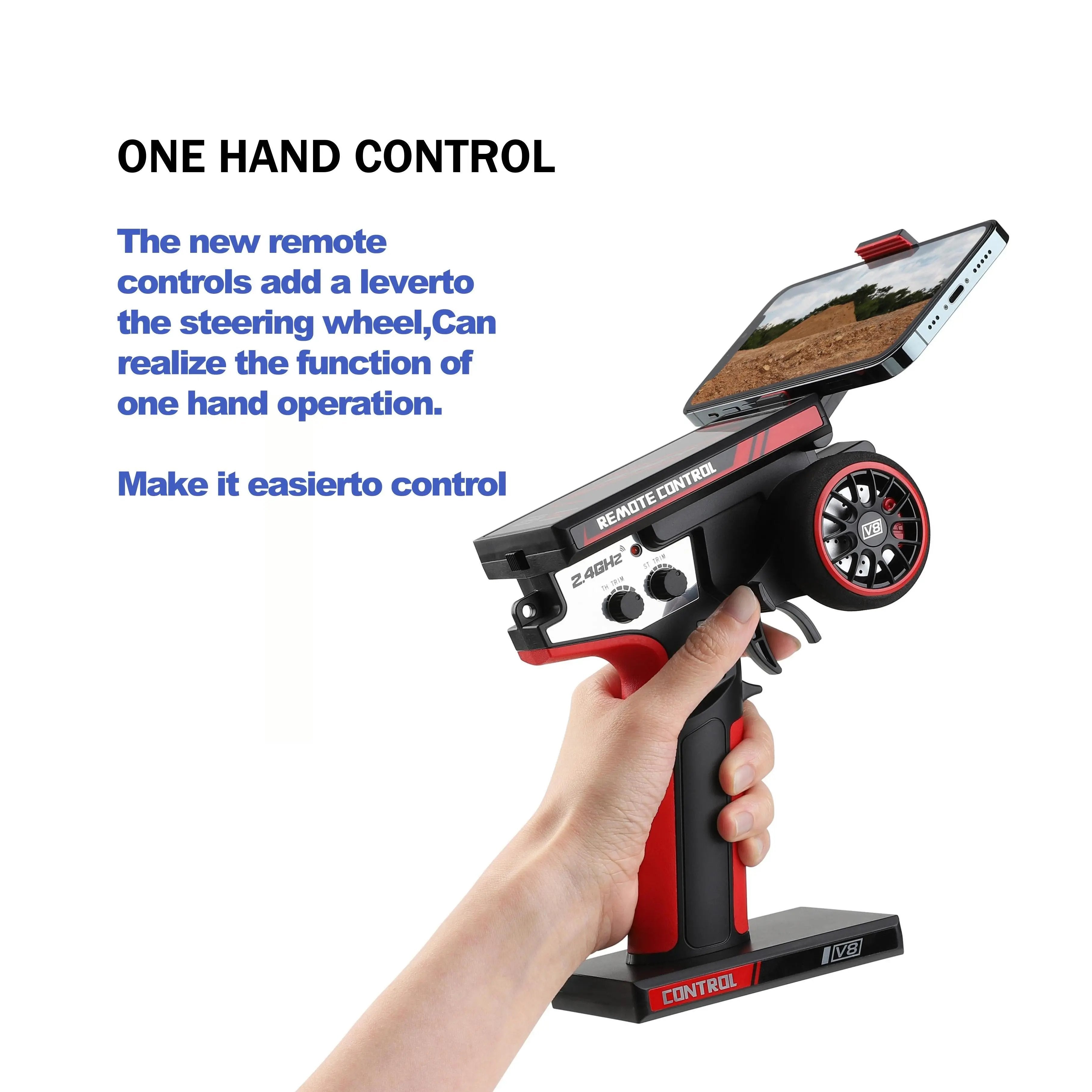 High-Speed 1:28 Scale 4WD RC Drift Car with LED Lights, Cheap RC Cars for Kids & Teens PLAYPULSE RC