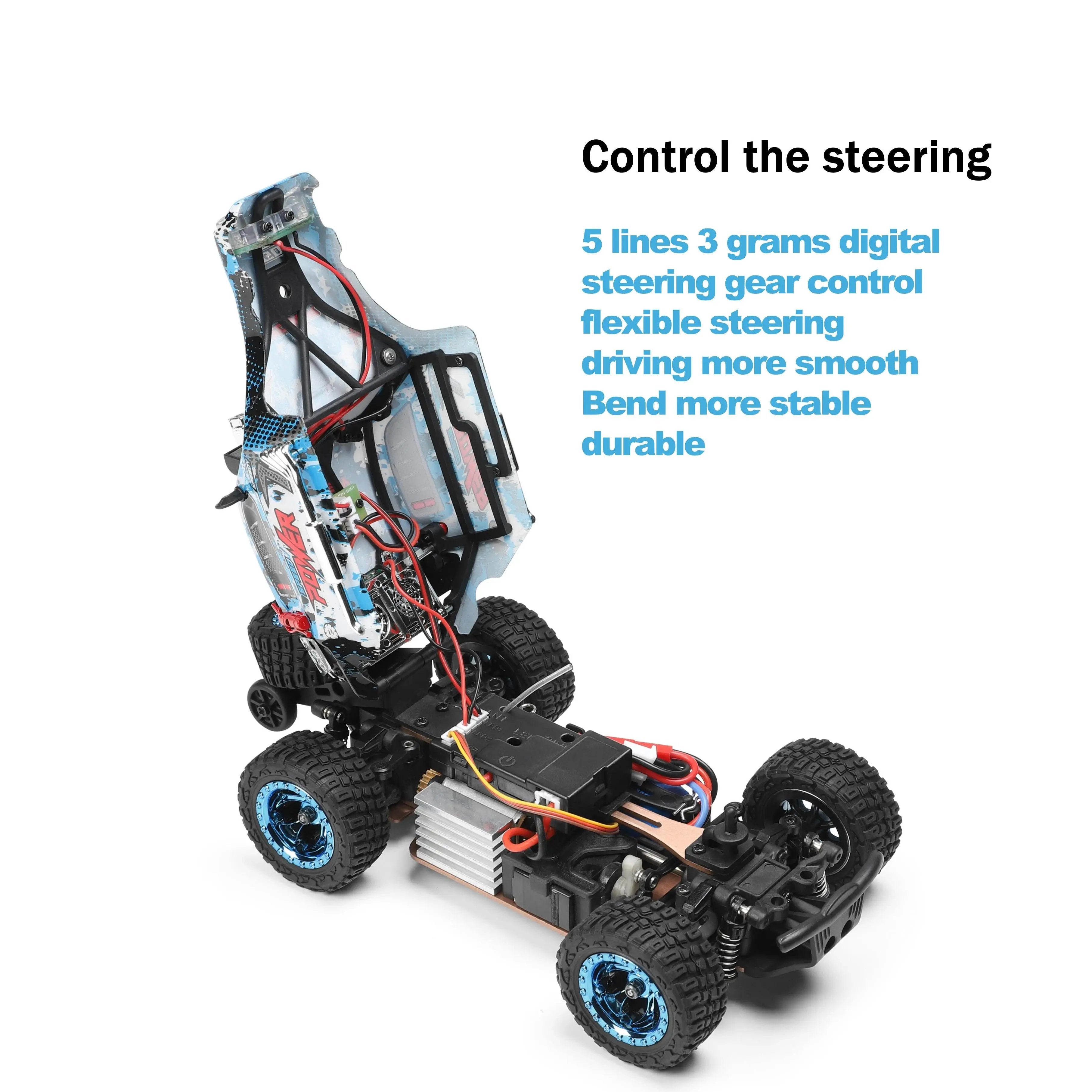 Hot Racing RC 1:28 Scale Electric 4WD Off-Road Truck for Climbing and Racing PLAYPULSE