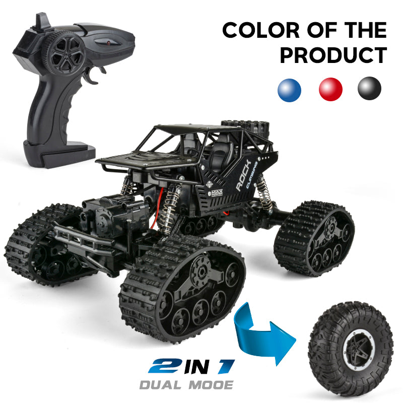 PLAYPULSE RC Truck for Sand and Mud with Tank Tracks