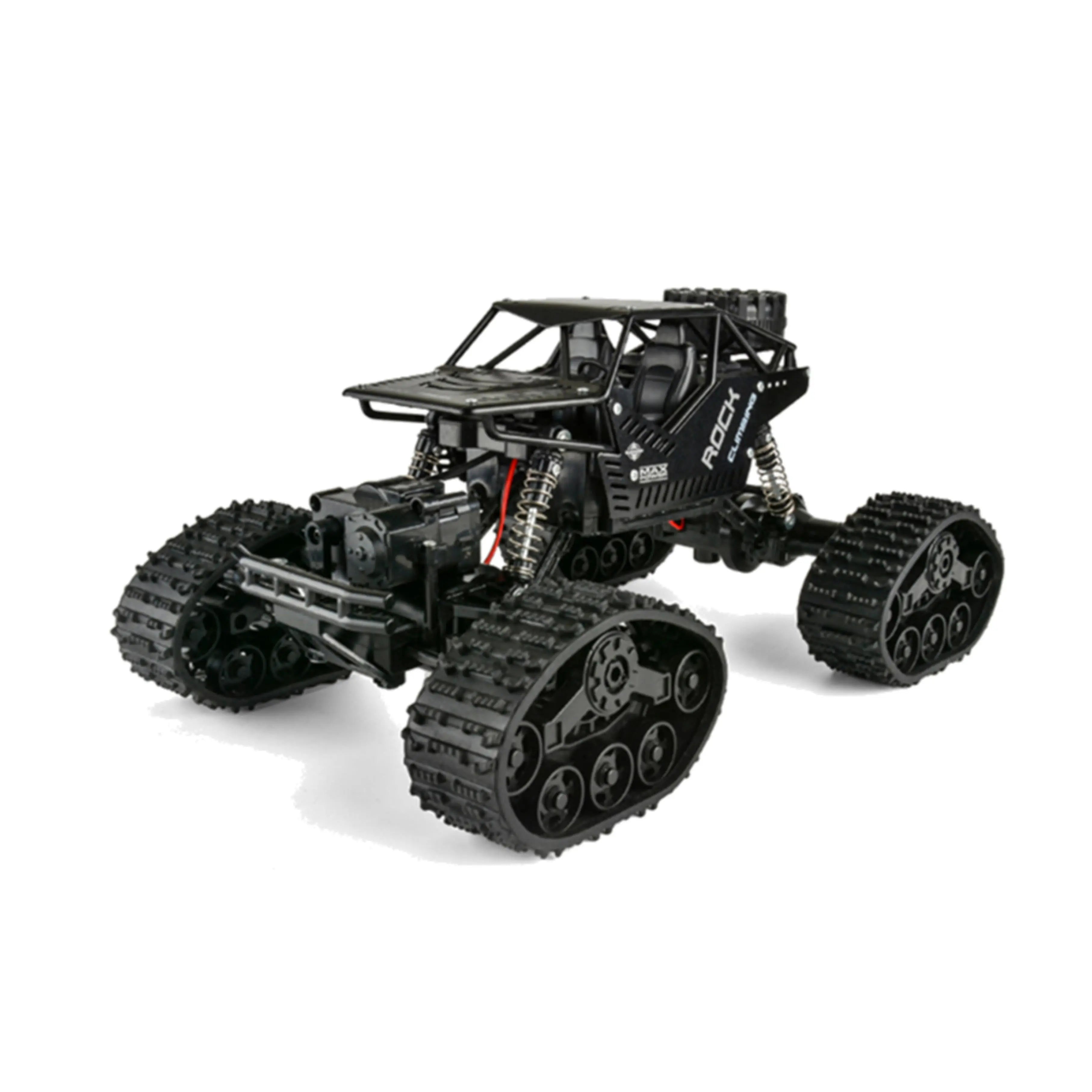 Off-Road RC Climbing Car with Tank Tracks for Sand and Mud PLAYPULSE RC