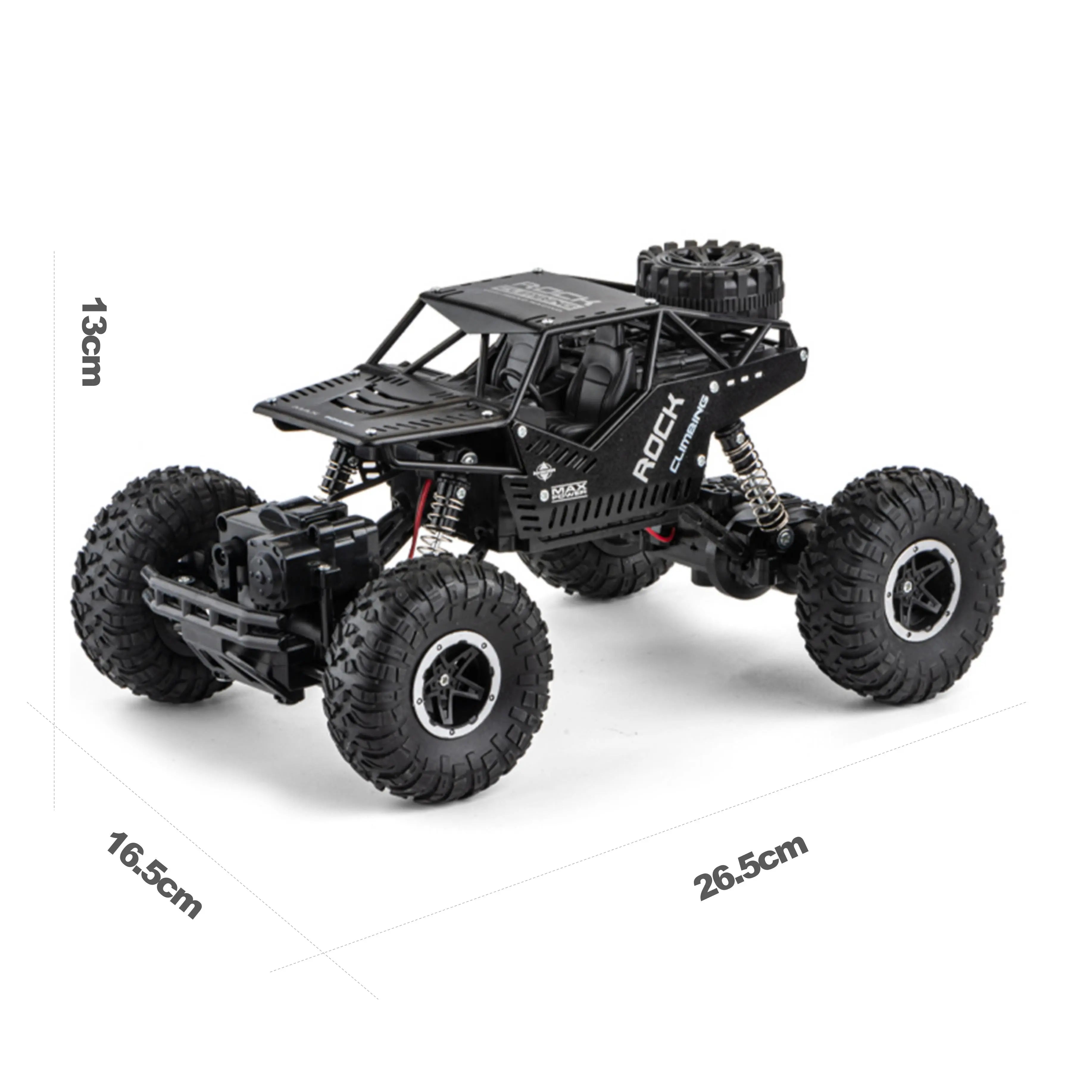 Off-Road RC Climbing Car with Tank Tracks for Sand and Mud PLAYPULSE RC