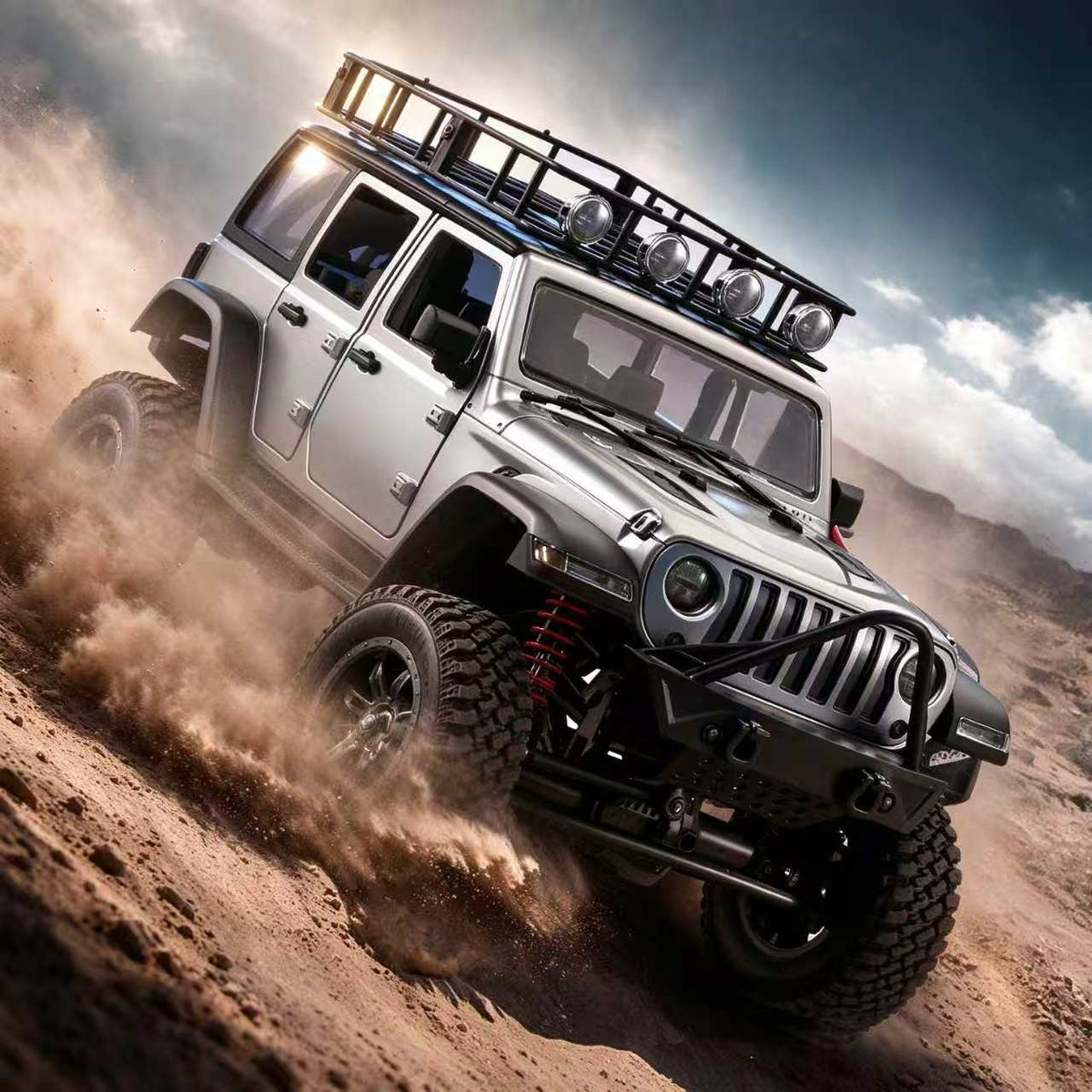 PlayPulseRC MN128 1:12 4WD RC Crawler Jeep