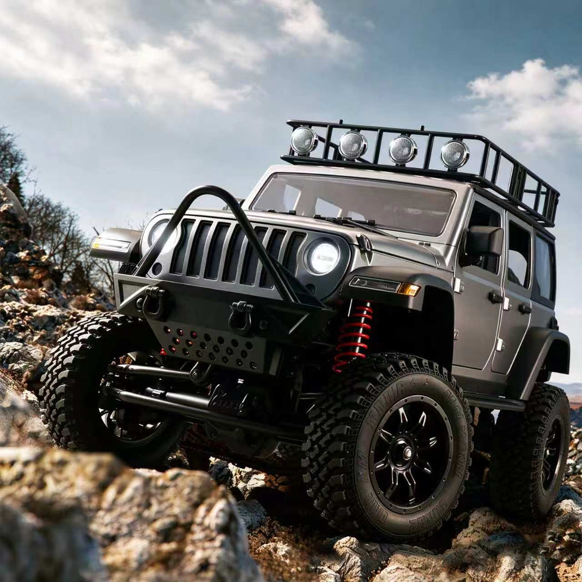 PlayPulseRC MN128 1:12 4WD RC Crawler Jeep