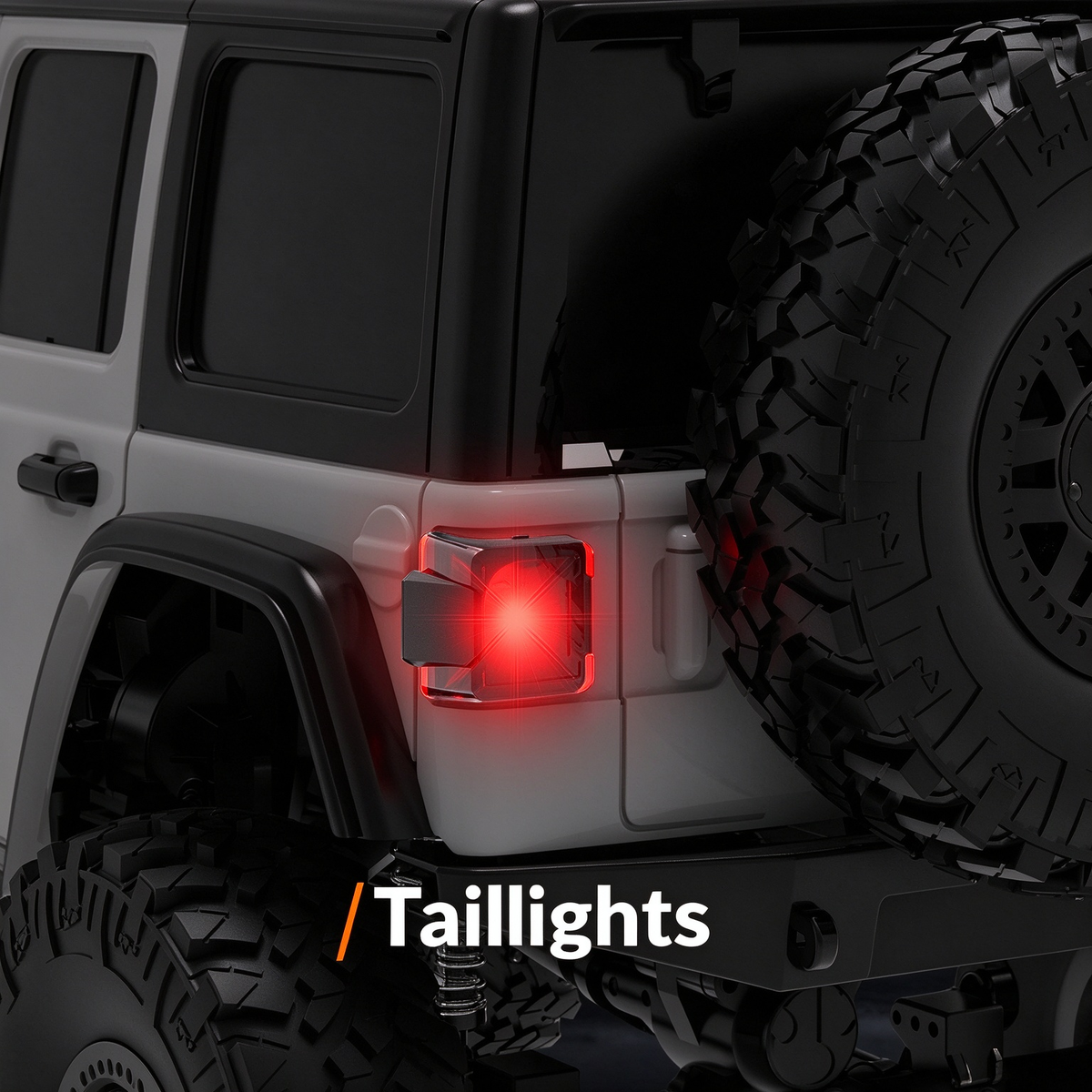 PlayPulseRC 787-1 1:24 RC Jeep Crawler 4WD Lights