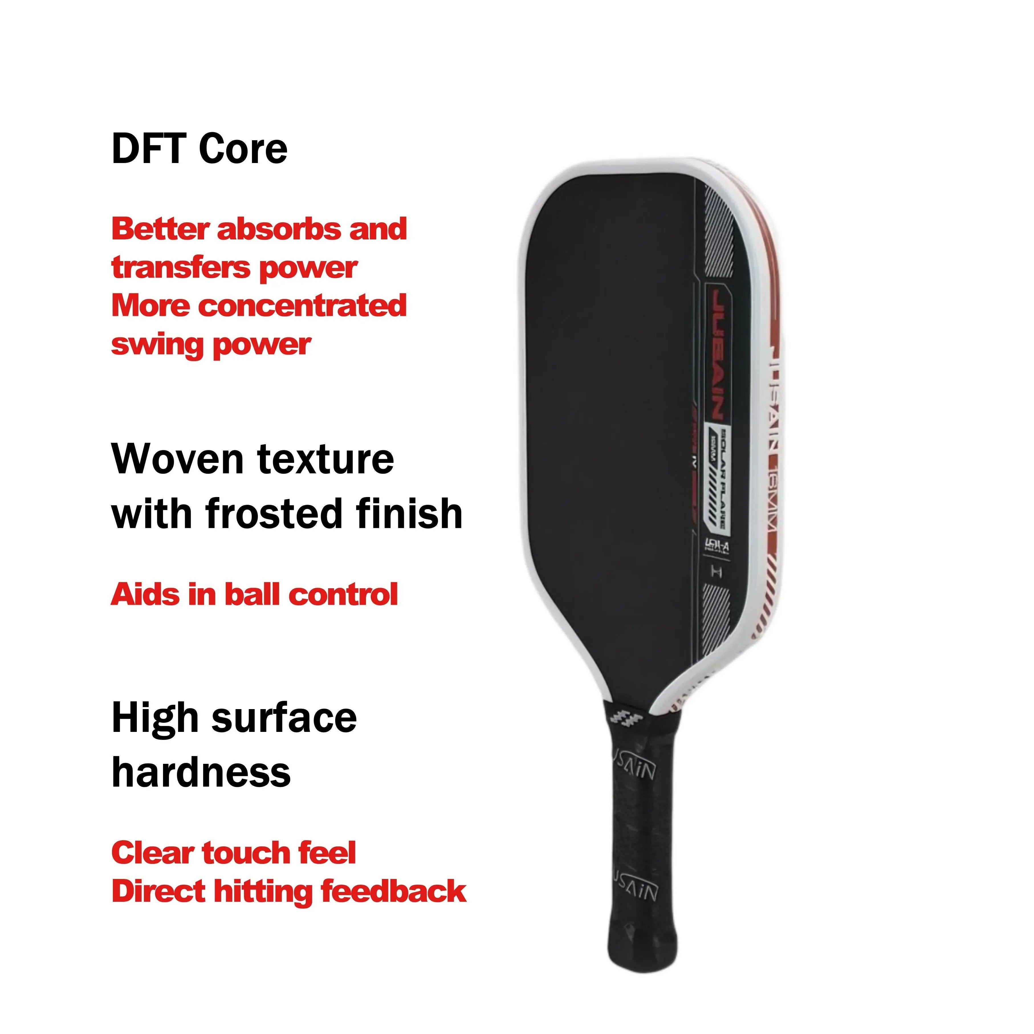 GEN4 Carbon Fiber Hot Pressing Integration Pickleball Paddle for Control and Power PLAYPULSE