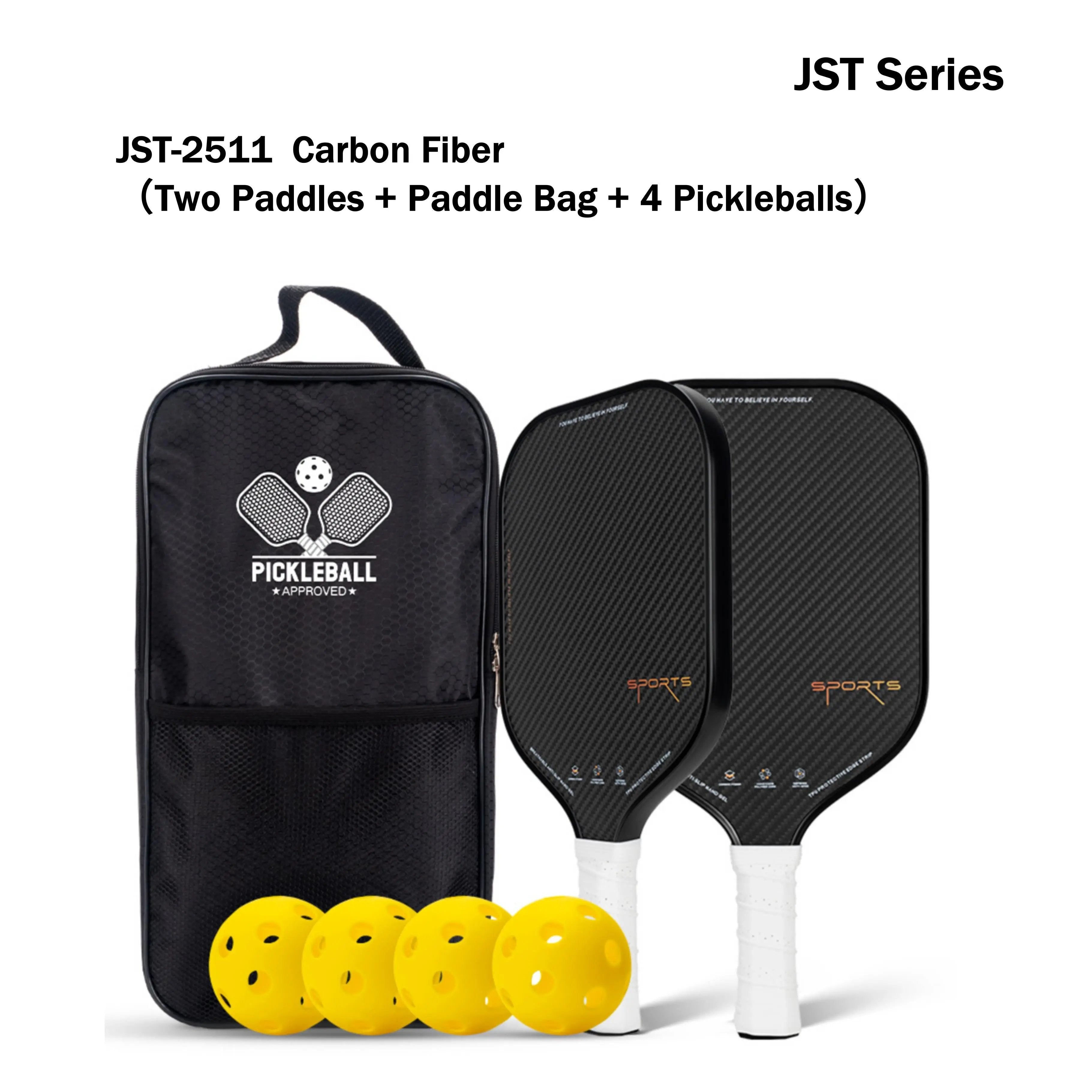 GEN4 Carbon Fiber Hot Pressing Integration Pickleball Paddle for Control and Power PLAYPULSE