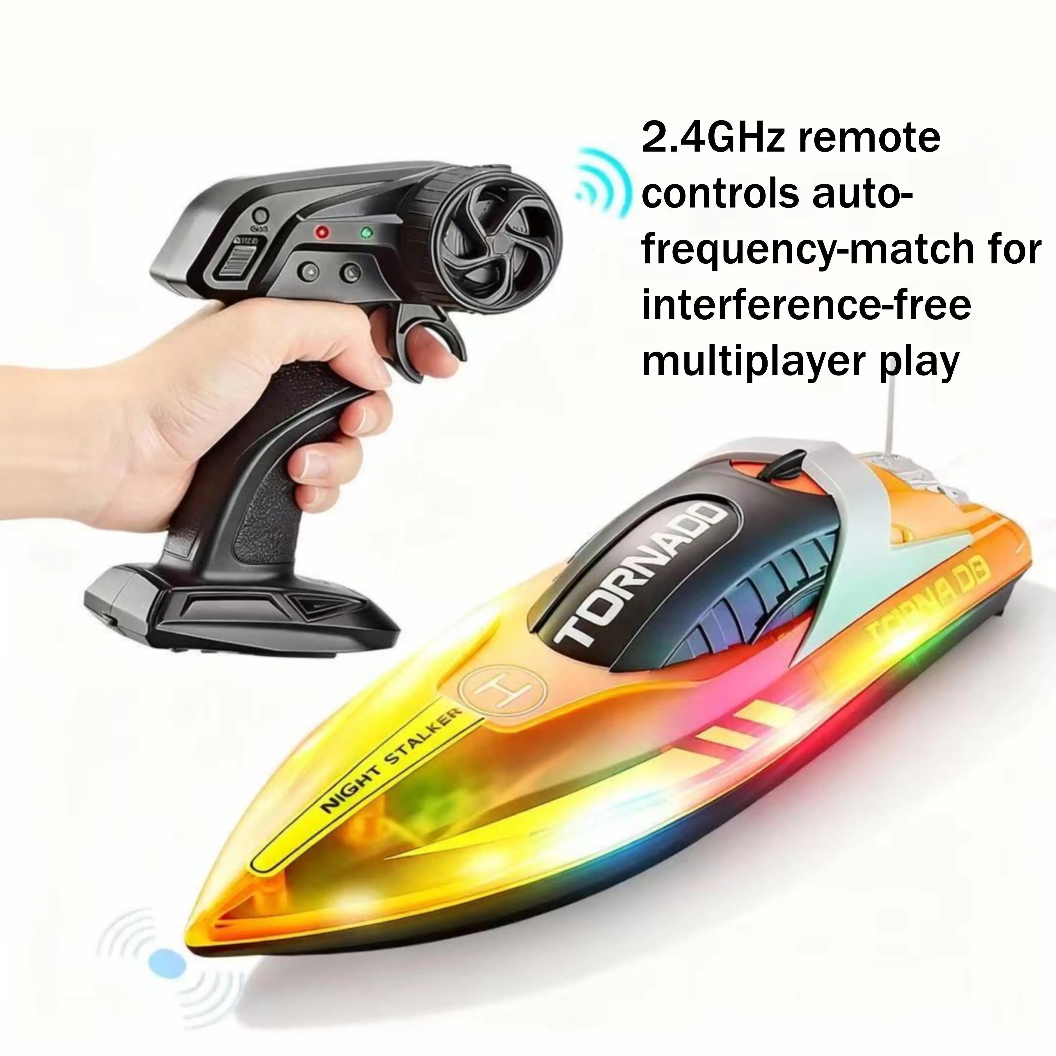 High-Speed Remote Control Boat for Lake Racing PLAYPULSE RC