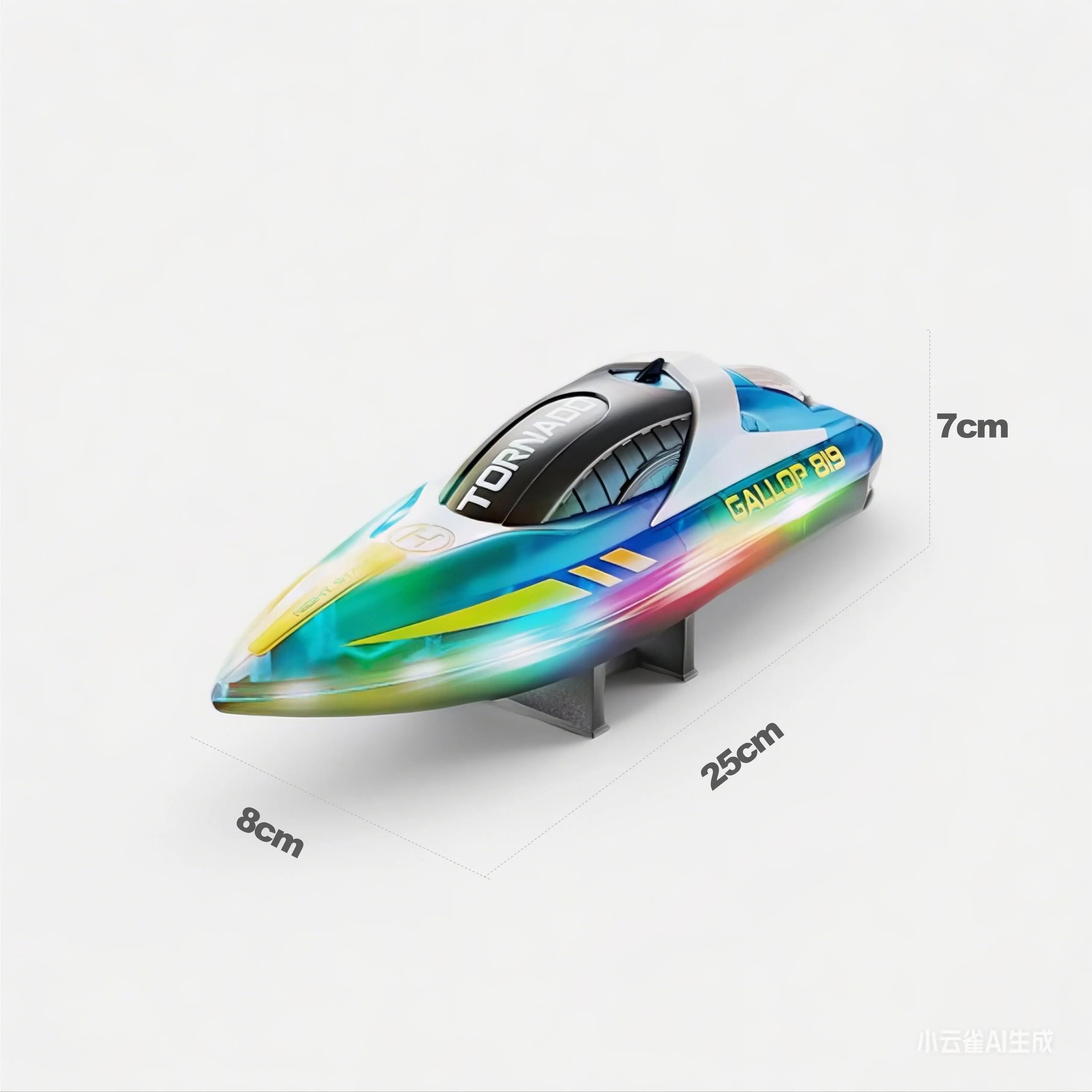 High-Speed Remote Control Boat for Lake Racing PLAYPULSE RC