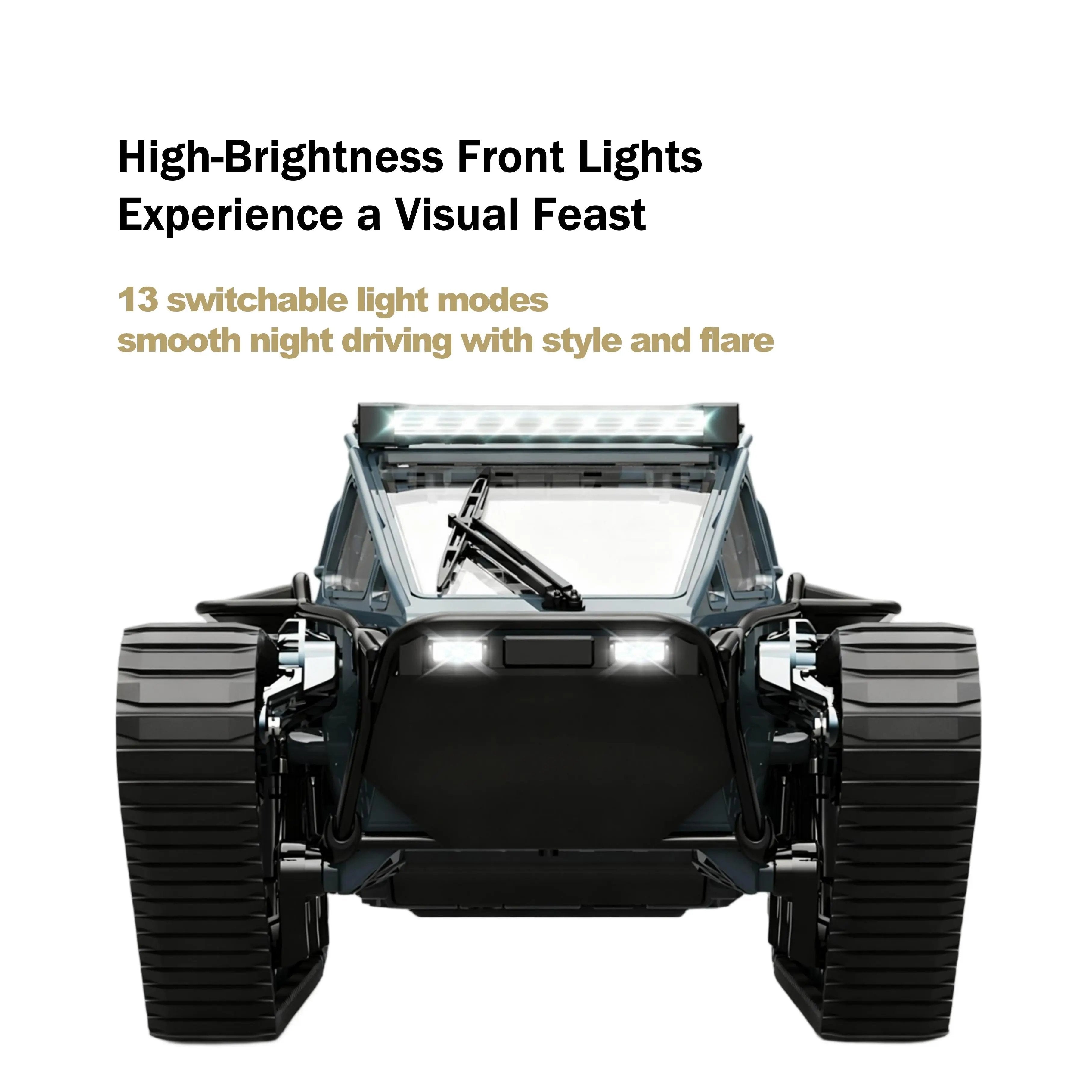 Advanced RC Tanks Offroad Crawler with Drift Tank 360° Rotation for Kids and Teens PLAYPULSE