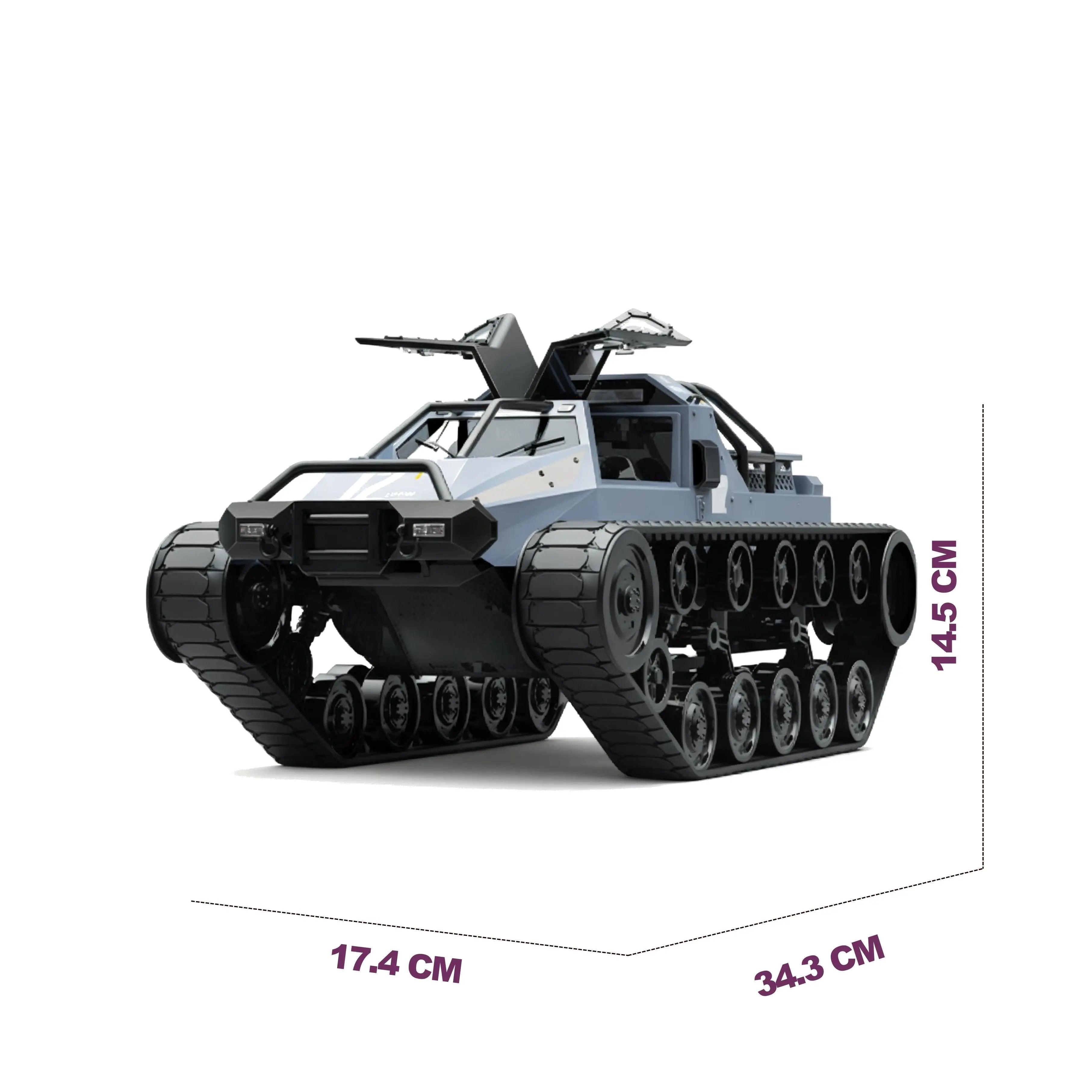 Off-Road RC Truck 4WD and RC Tanks: High-Speed with 360° Rotation for Kids and Teens PLAYPULSE