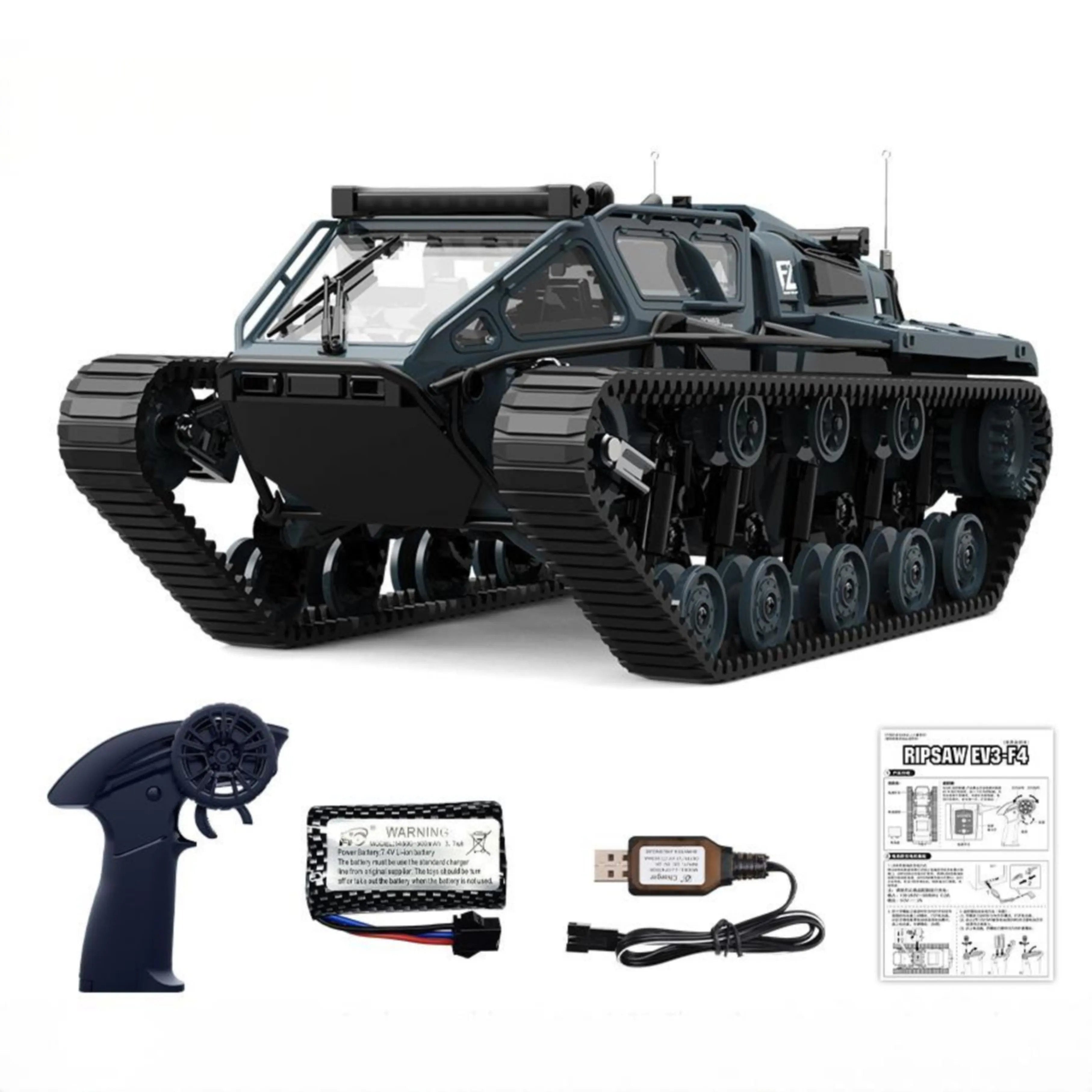 Advanced RC Tanks Offroad Crawler with Drift Tank 360° Rotation for Kids and Teens PLAYPULSE