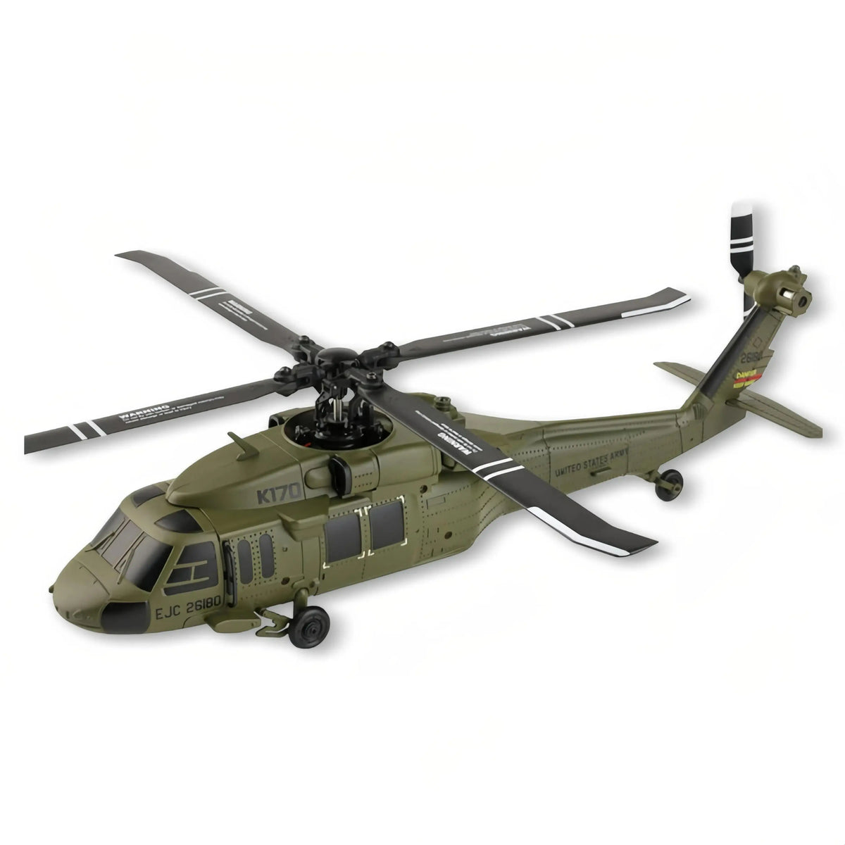 K170 Black Hawk | 15 Min Flight RC Warbird Helicopter - PLAYPULSE RC