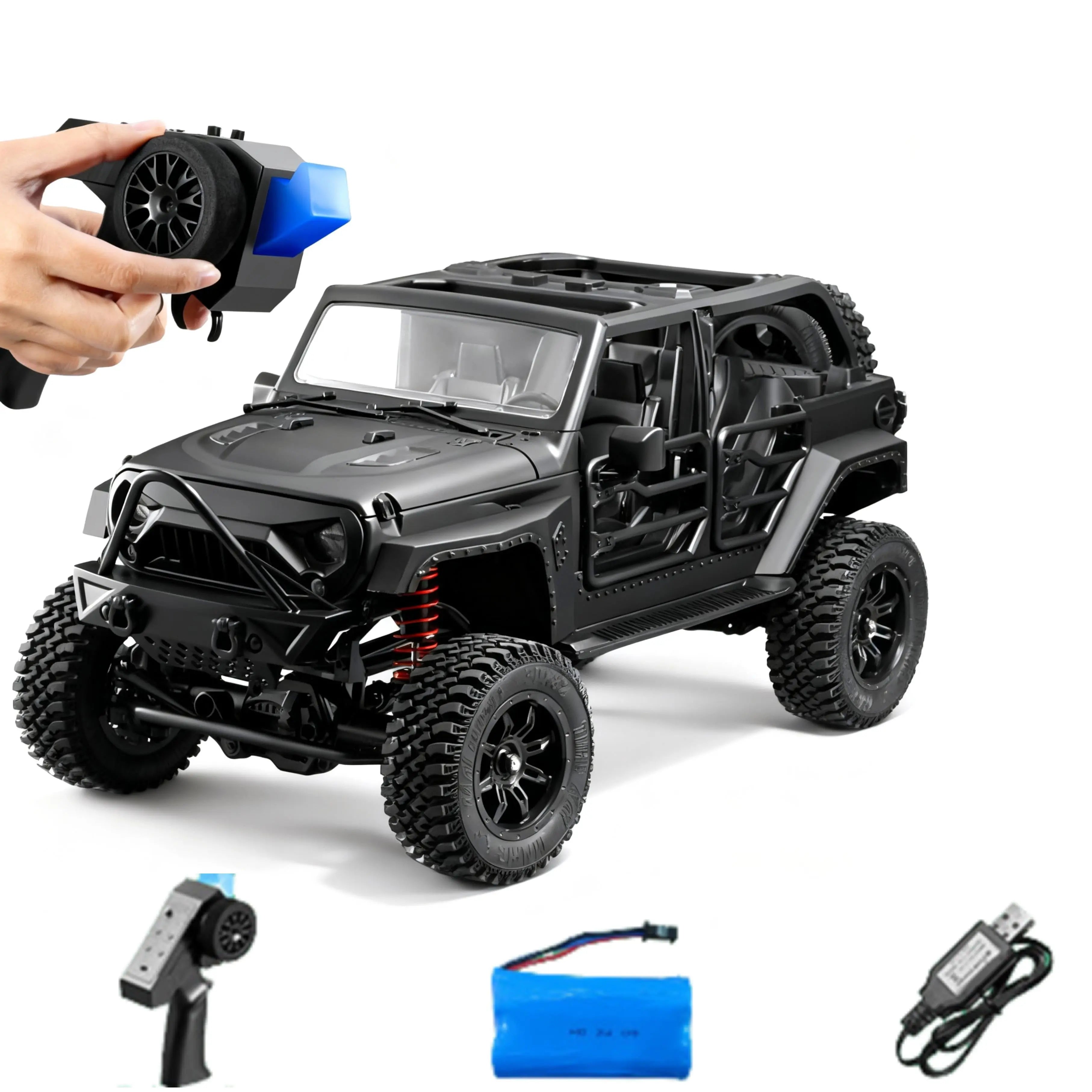 MN128 High-Performance RC Rock Crawler for Off-Road Adventures PLAYPULSE RC