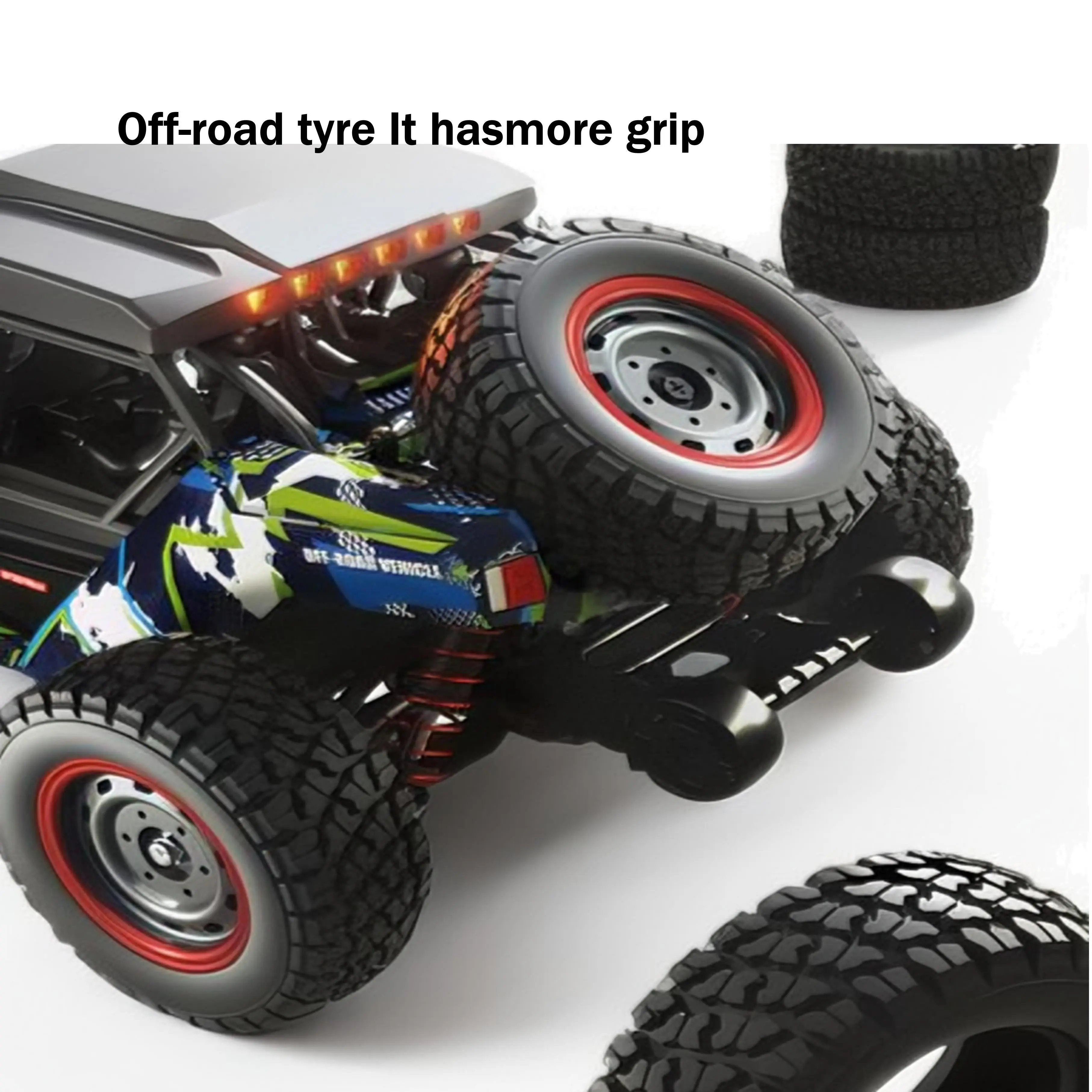 Monster Truck: 70km/h High-Speed 4WD Off-Road RC Car with Brushless Motor PLAYPULSE RC