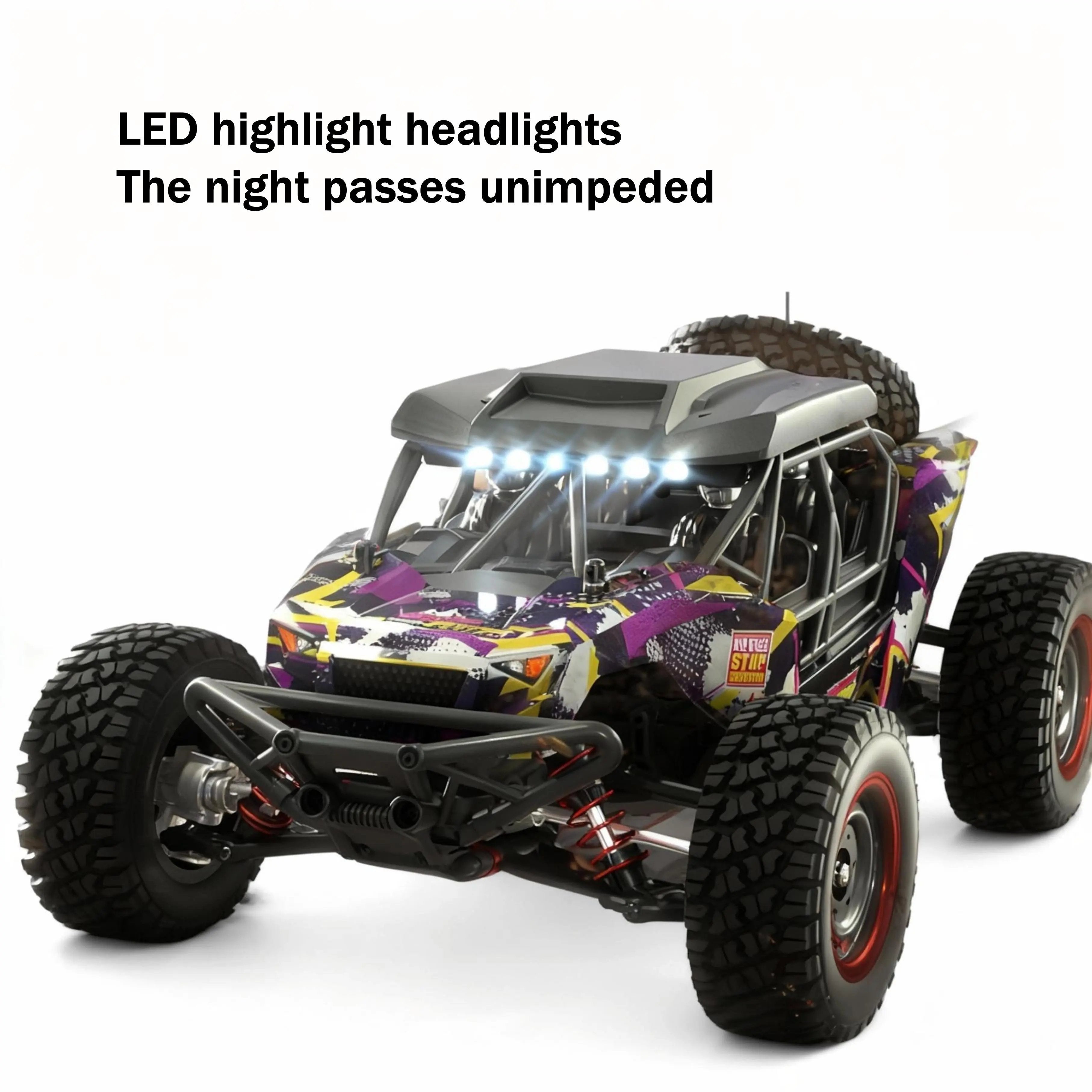 Monster Truck: 70km/h High-Speed 4WD Off-Road RC Car with Brushless Motor PLAYPULSE RC
