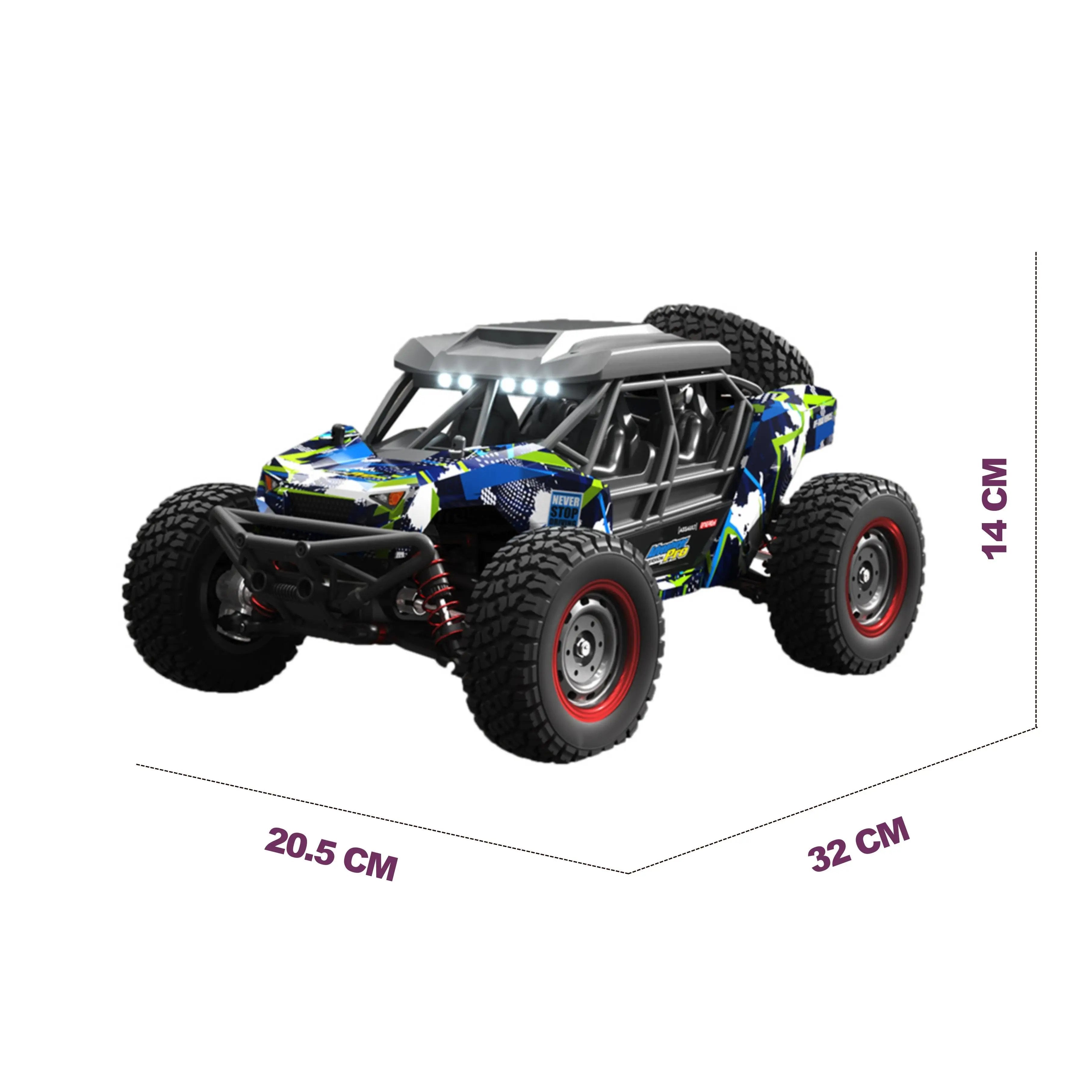 Monster Truck: 70km/h High-Speed 4WD Off-Road RC Car with Brushless Motor PLAYPULSE RC