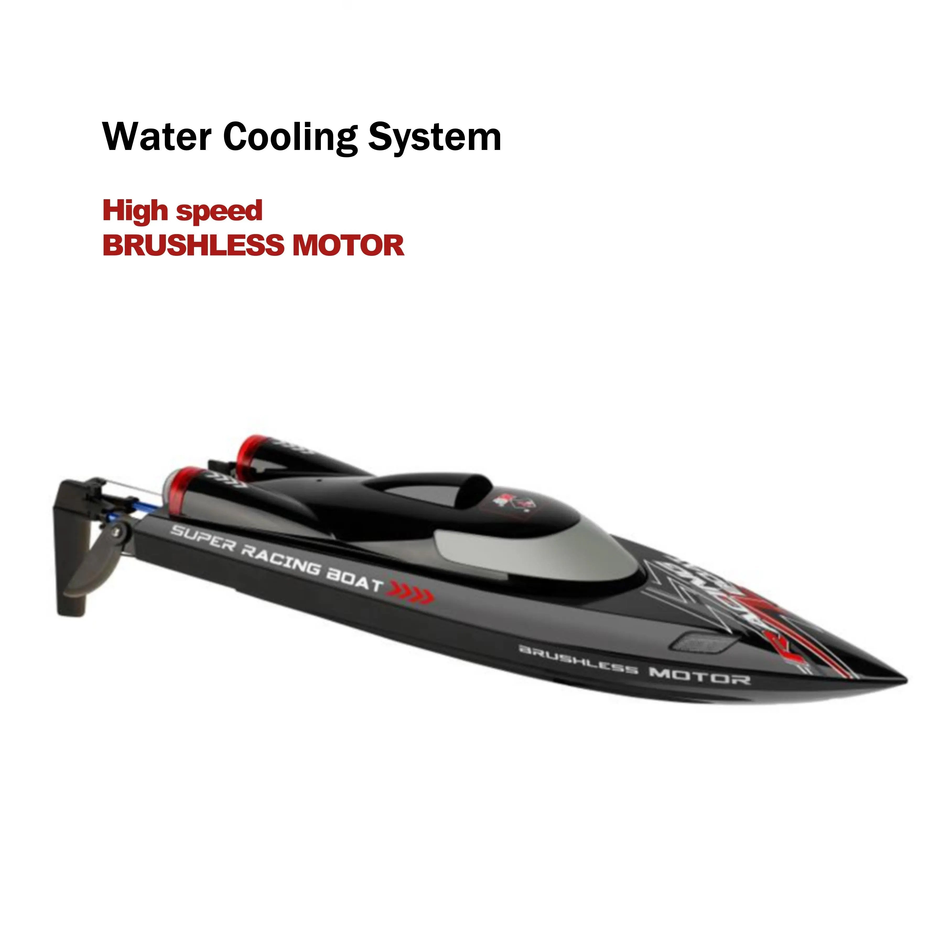 Remote Control Boat, 60KM/H High Speed RC Racing Boat for Kids and Teens PLAYPULSE