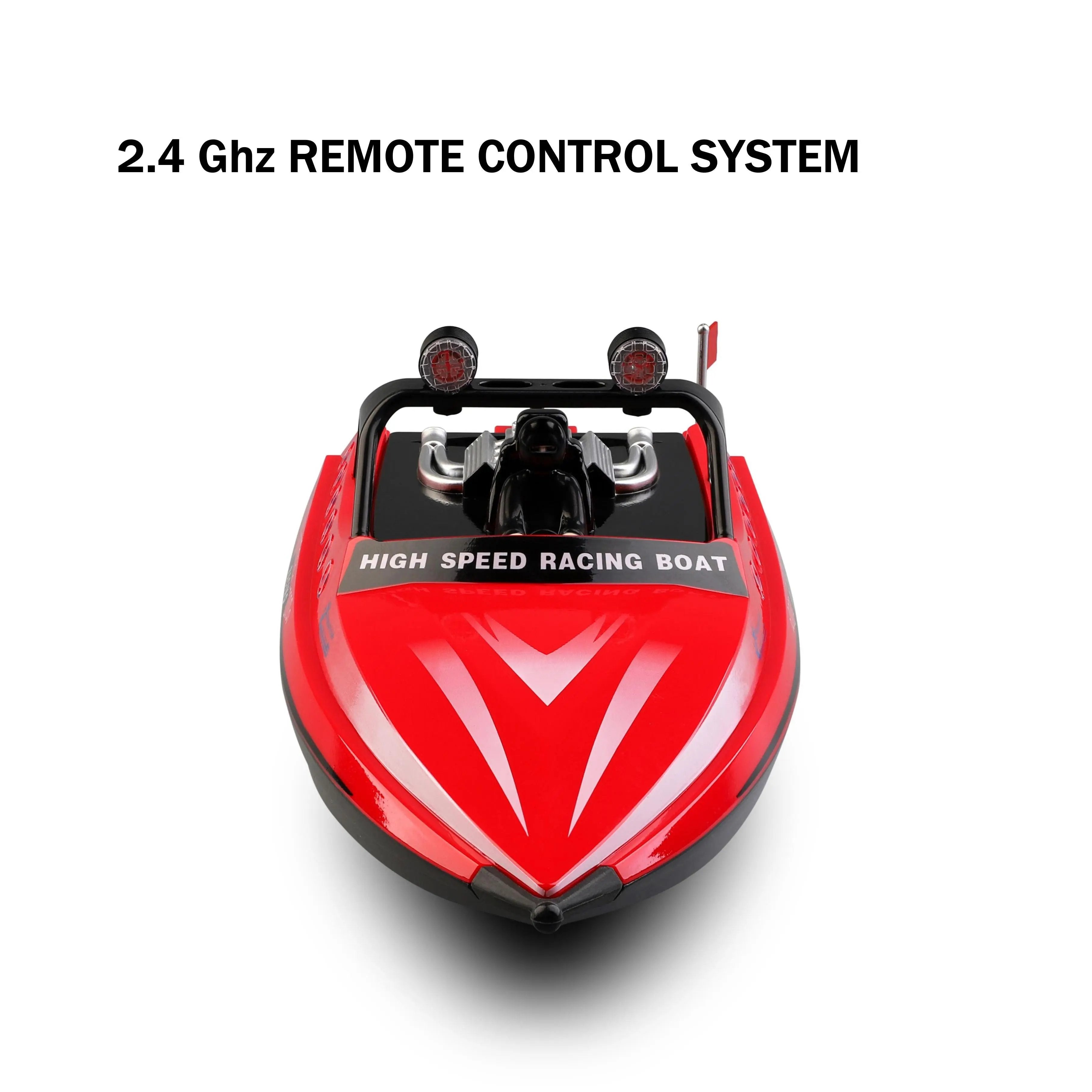 Cheap RC Boats for Sale with Led Lights, High-Speed Racing for Kids PLAYPULSE