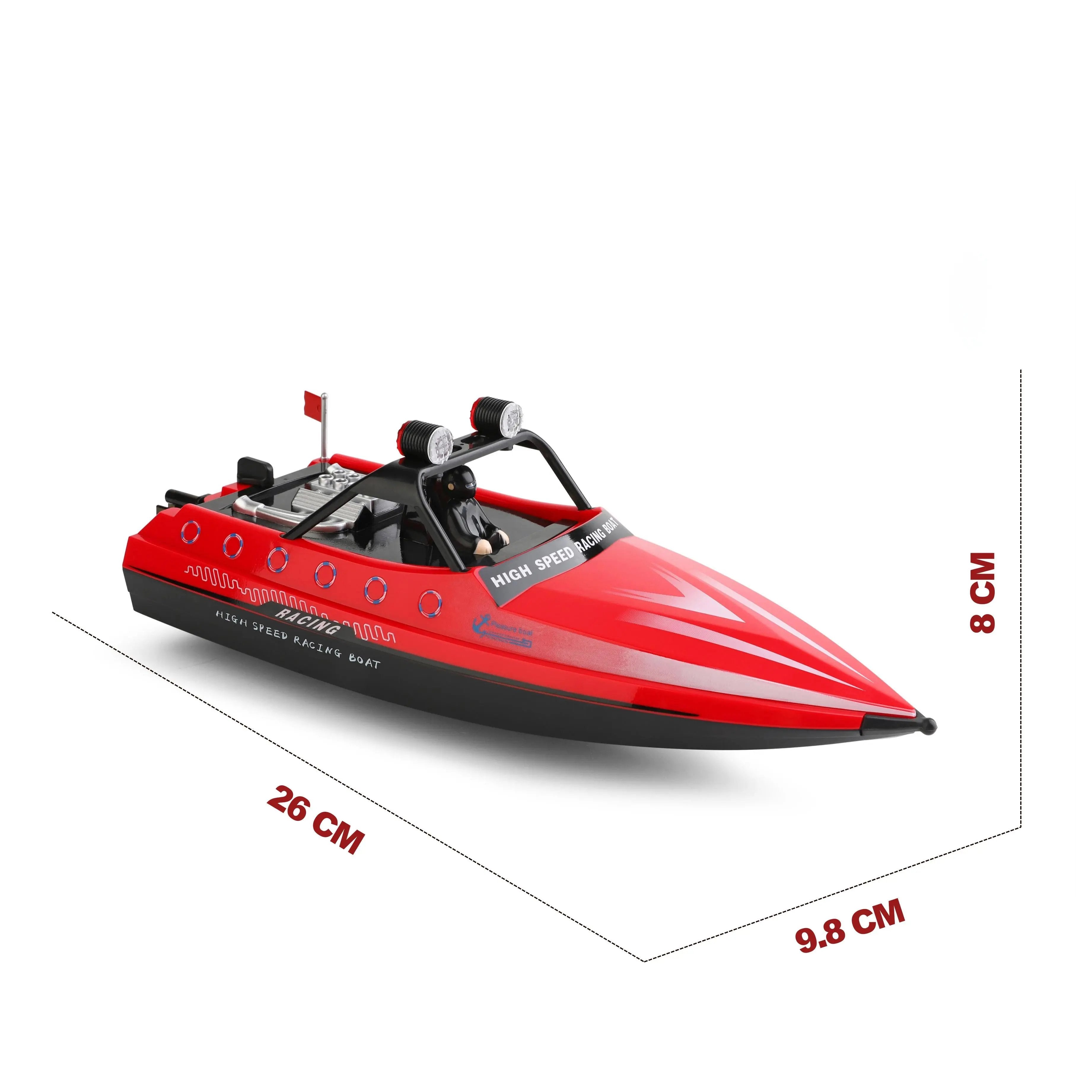 Cheap RC Boats for Sale with Led Lights, High-Speed Racing for Kids PLAYPULSE
