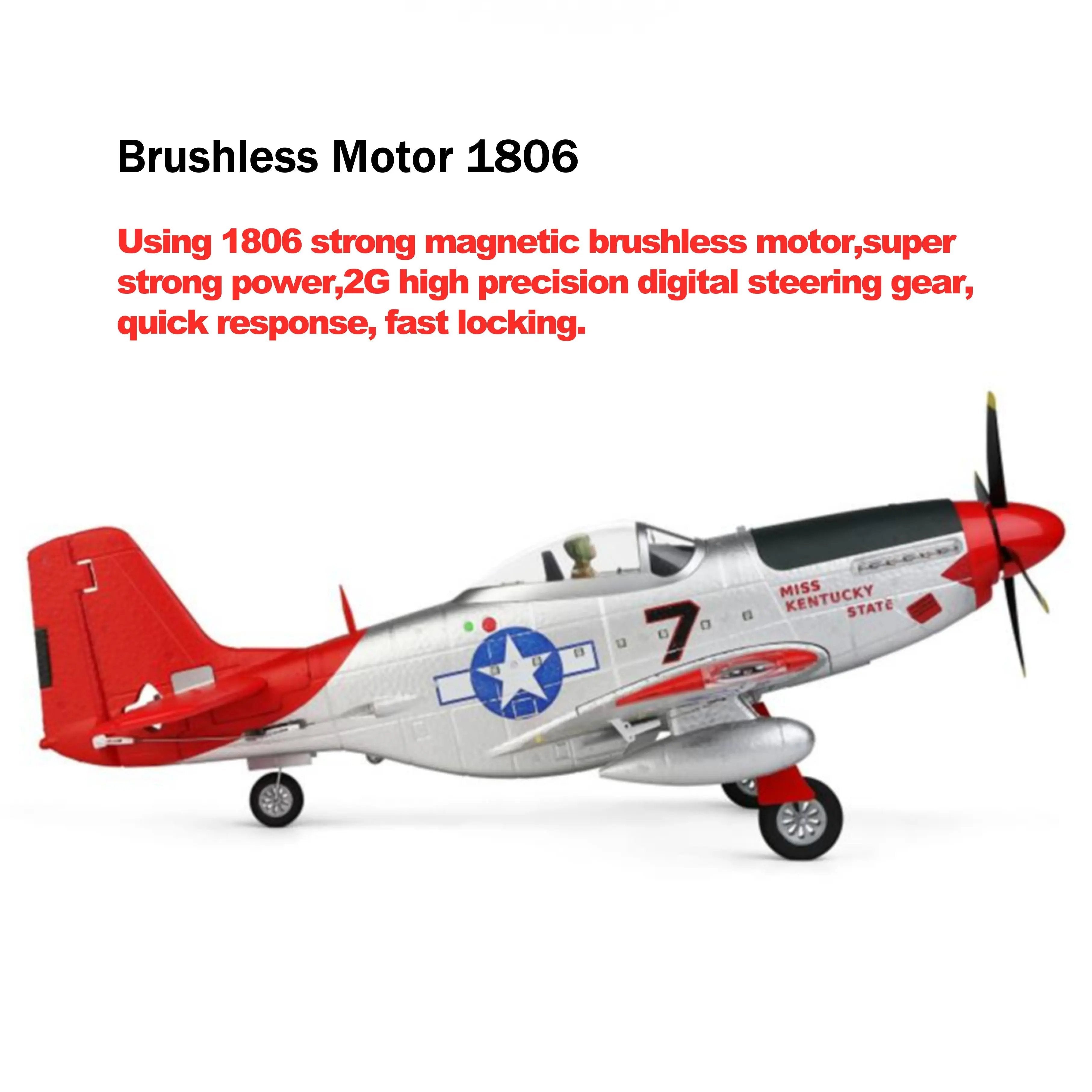 Large RC Aircraft 4 Channel RC Plane with 6G/3D Brushless System for WWII Simulation RC Cars | Remote Control Toys for Kids and Pets
