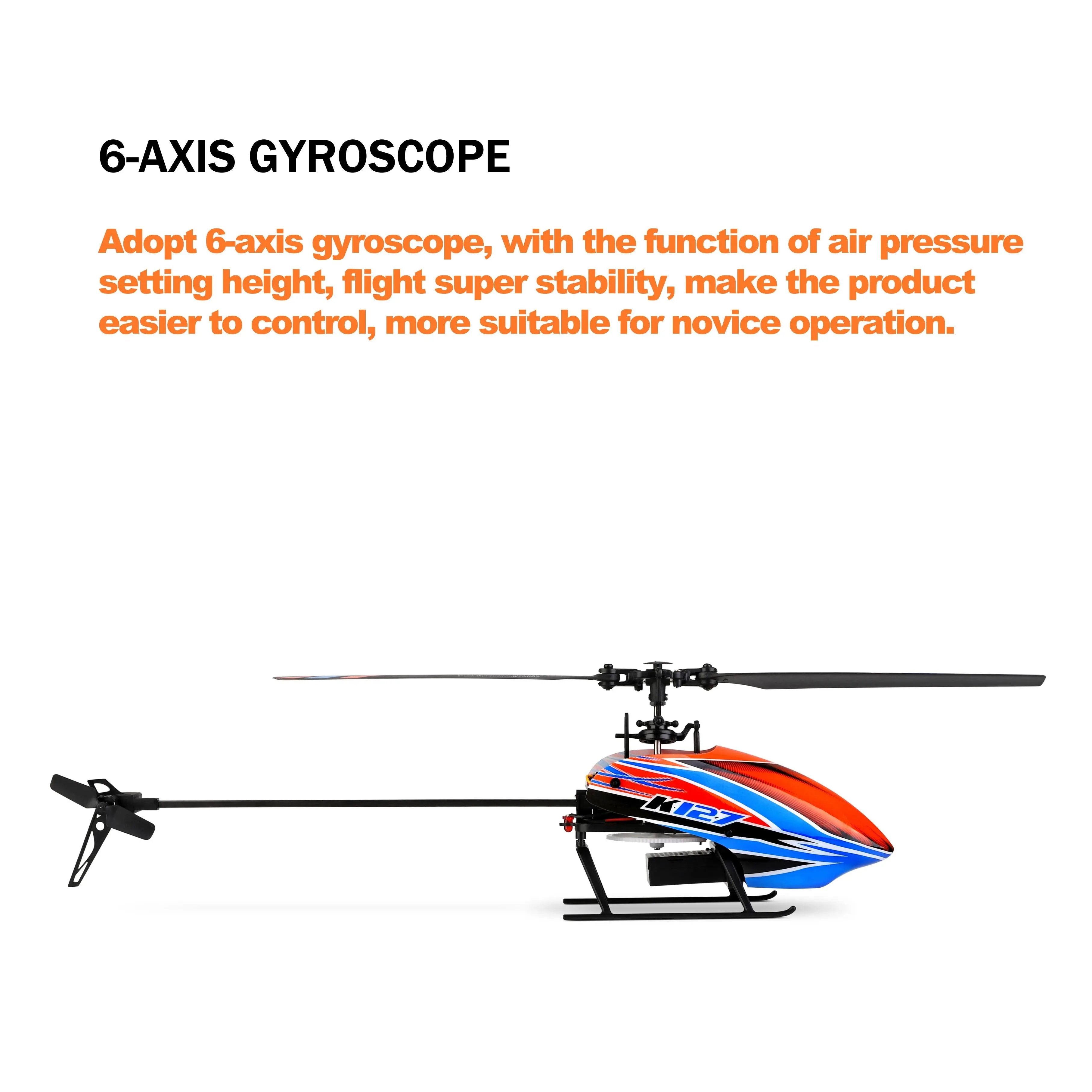 4 Channel RC Helicopter with 6-Axis Gyro, Easy to Fly Beginner RC Aircraft RC Cars | Remote Control Toys for Kids and Pets