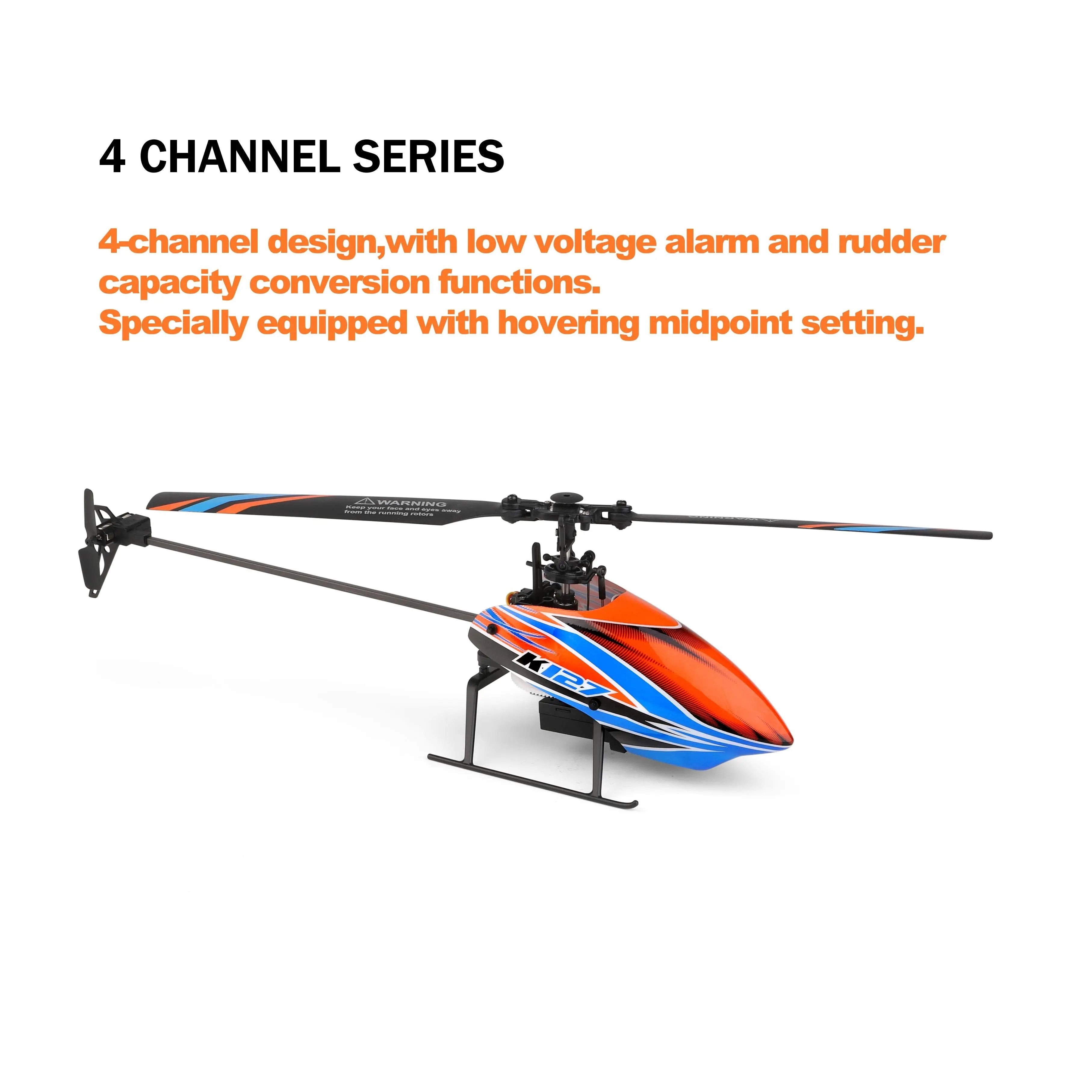 4 Channel RC Helicopter with 6-Axis Gyro, Easy to Fly Beginner RC Aircraft RC Cars | Remote Control Toys for Kids and Pets