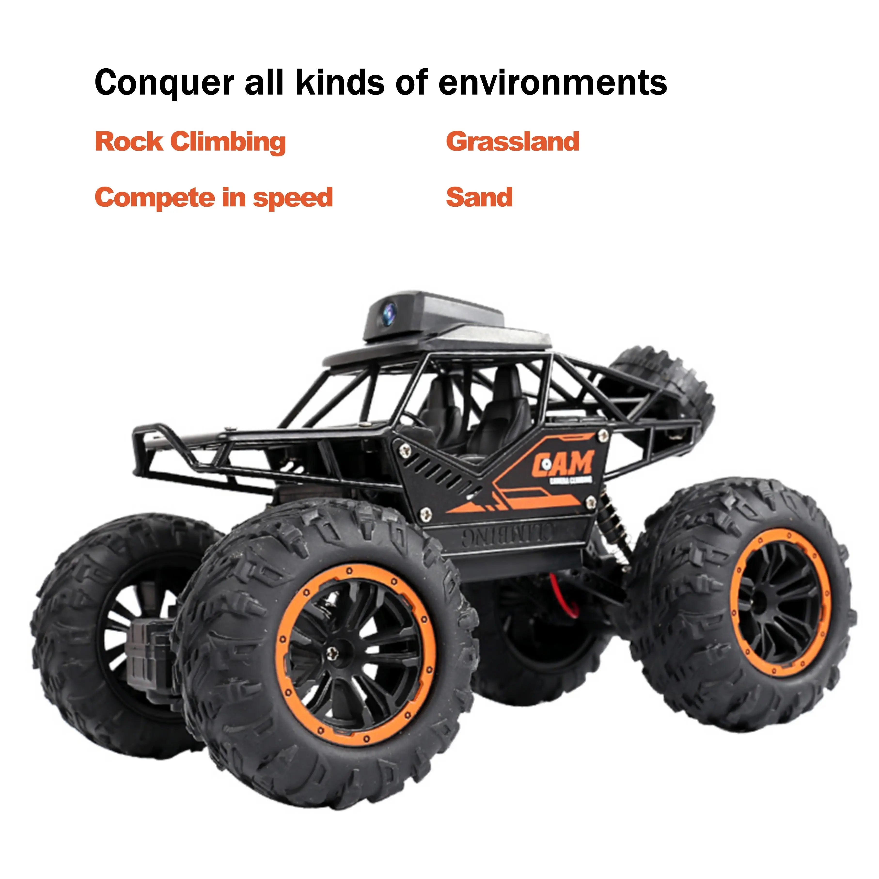 4WD RC Monster Truck with WiFiCam HD Video PLAYPULSE