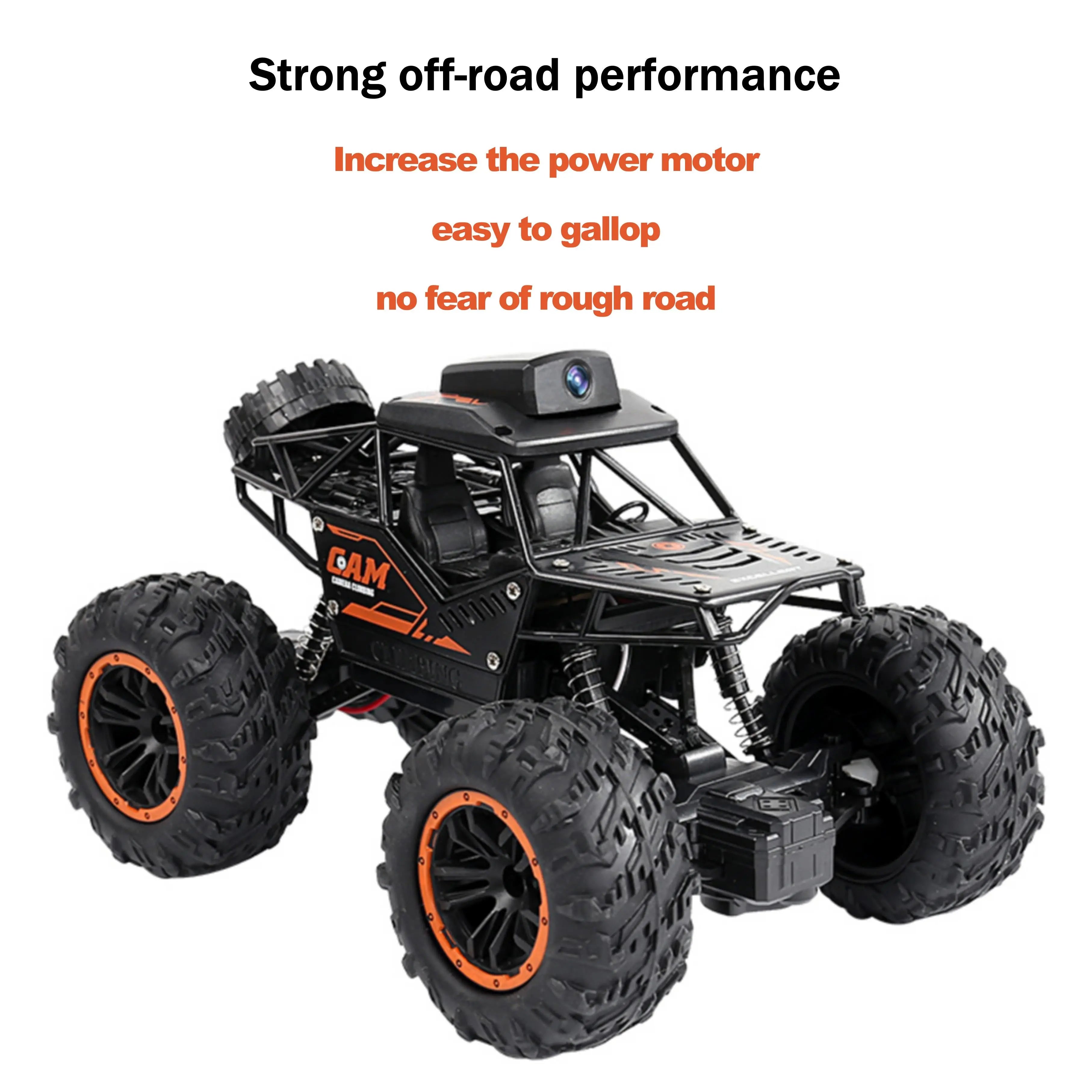4WD RC Monster Truck with WiFiCam HD Video PLAYPULSE