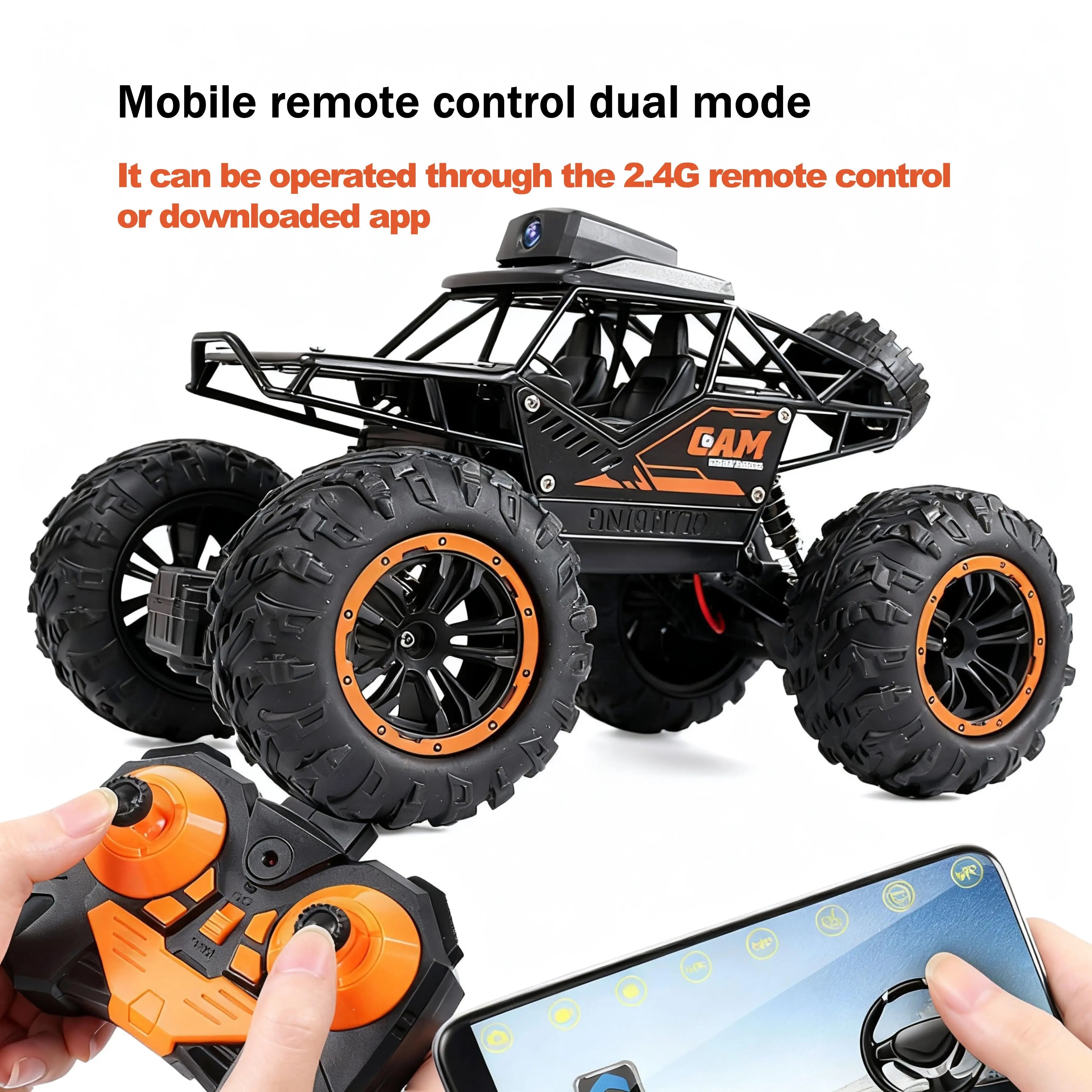 4WD RC Monster Truck with WiFiCam HD Video PLAYPULSE