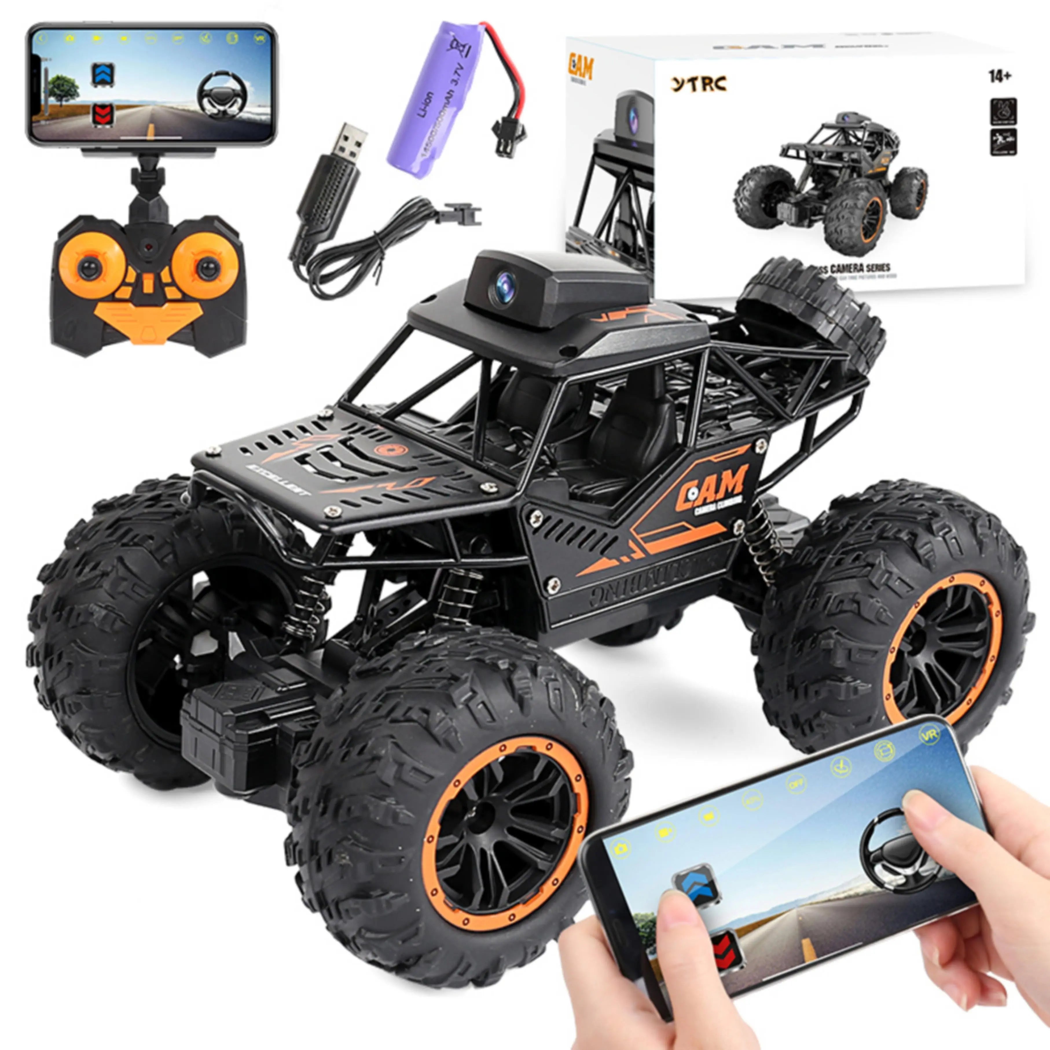 4WD RC Monster Truck with WiFiCam HD Video PLAYPULSE