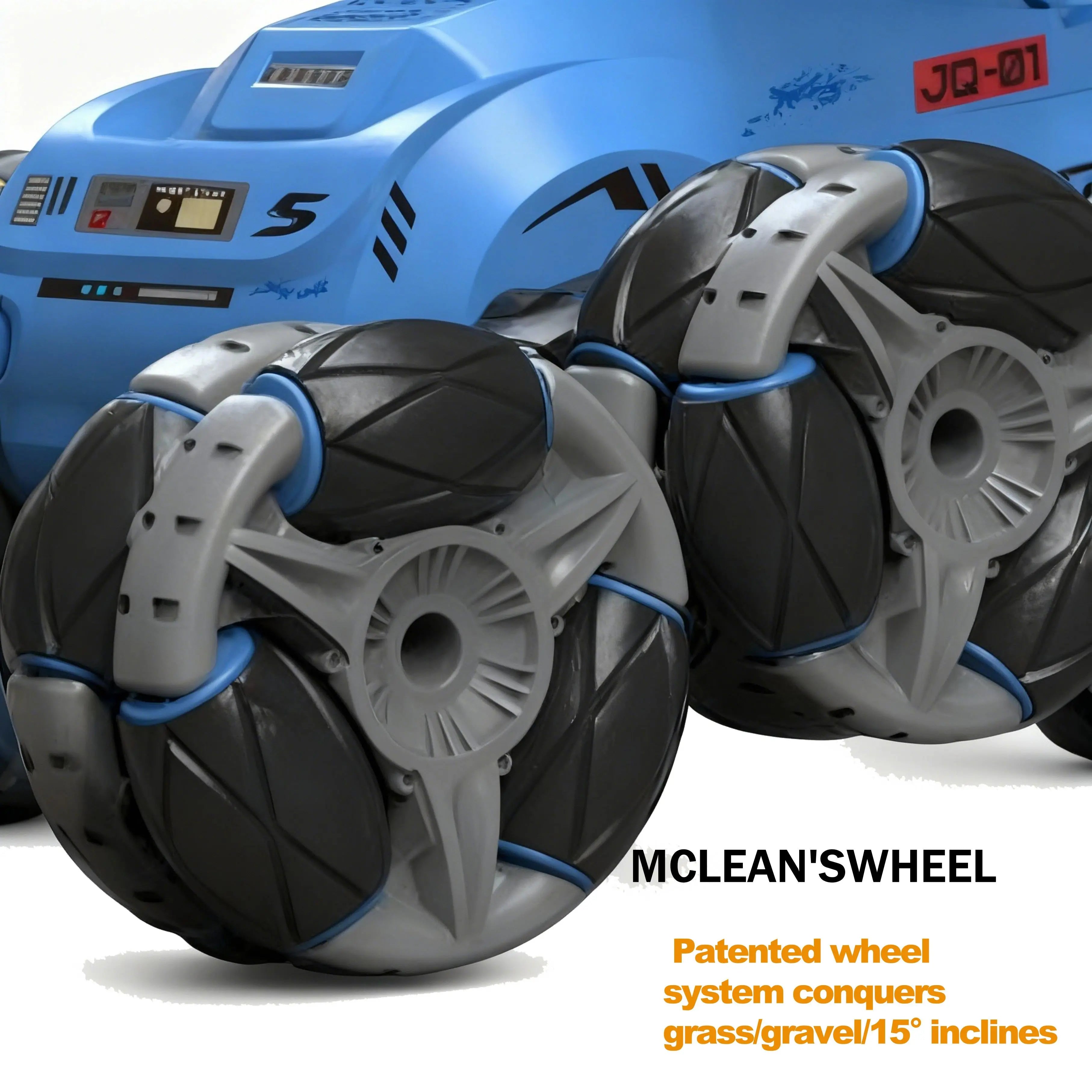 Multi-Function 8-Wheel Stunt Robot with Lights and Music PLAYPULSE