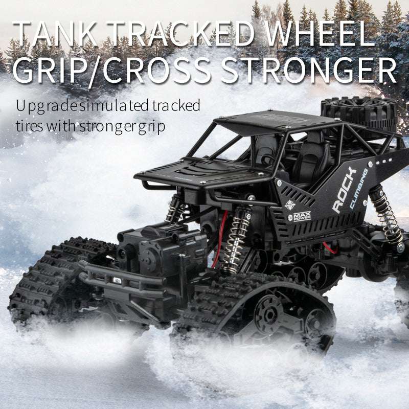 PLAYPULSE control tank with tank tracked wheels designed for RC truck for sand and mud with stronger grip